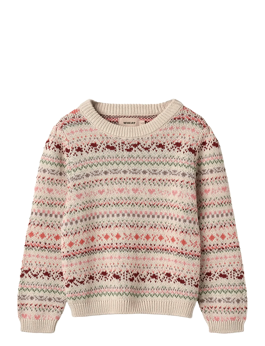 Wheat - Jacquard Pullover Olga - trøjer - multi - 1