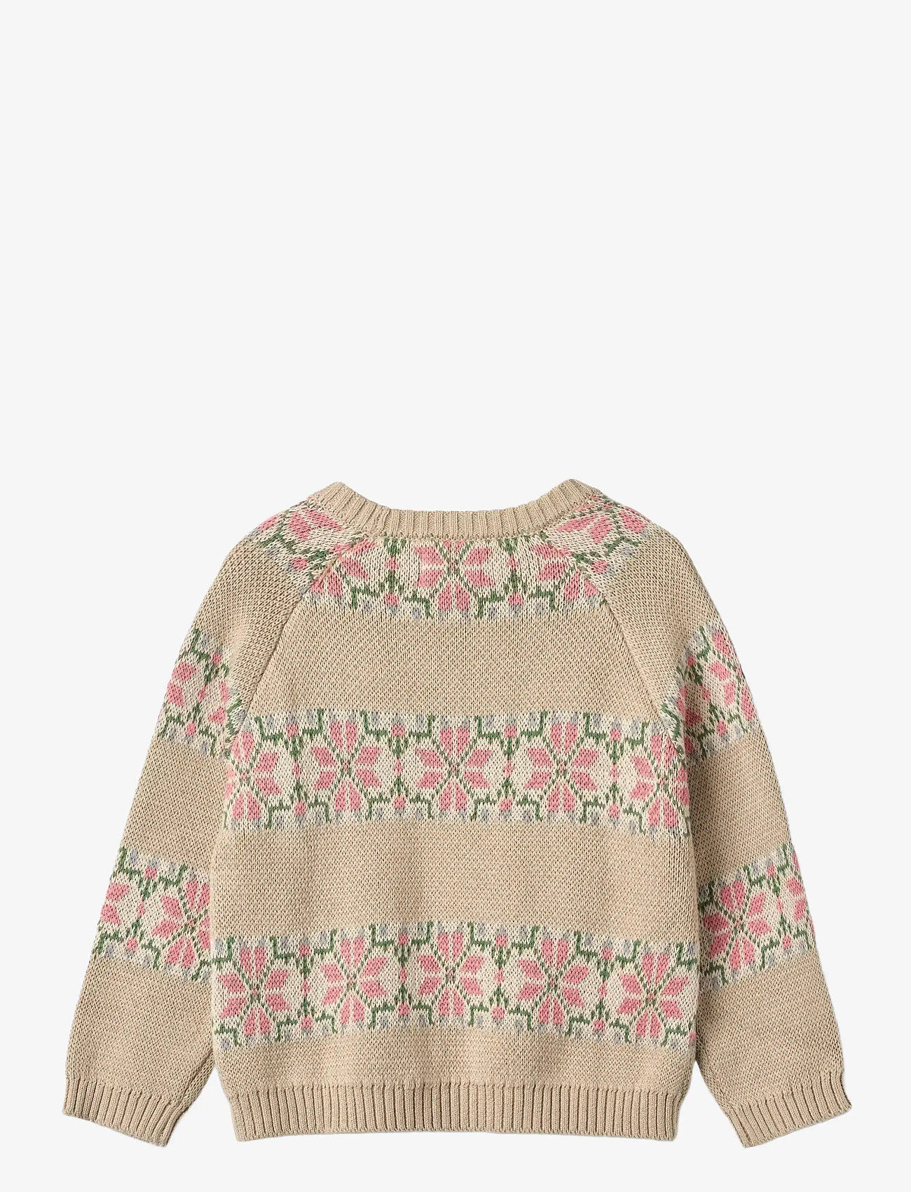 Wheat - Jacquard Pullover Alberte - sügisesed riided - warm sand - 1