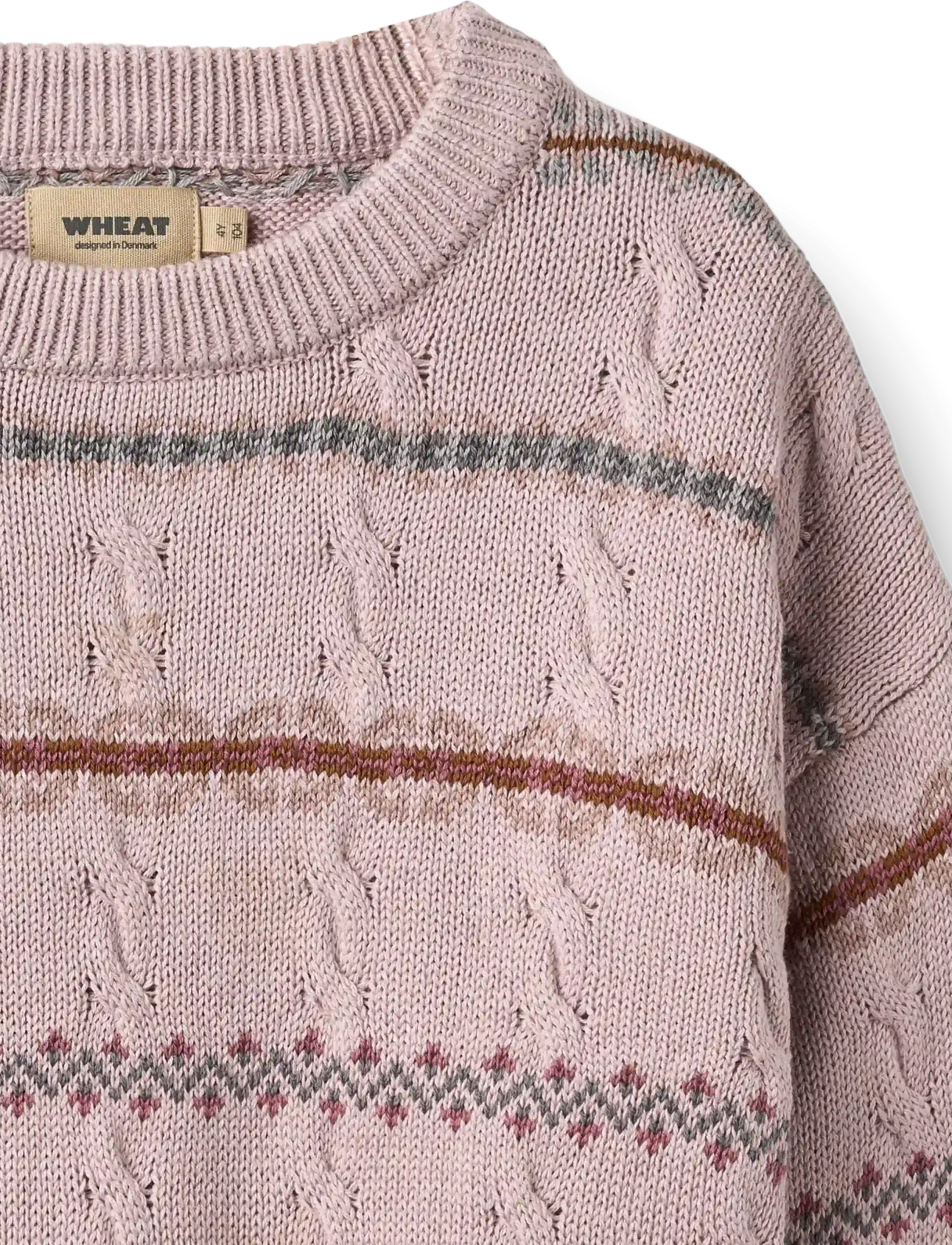 Wheat - Jacquard Knit Harper - trøjer - soft lilac - 3