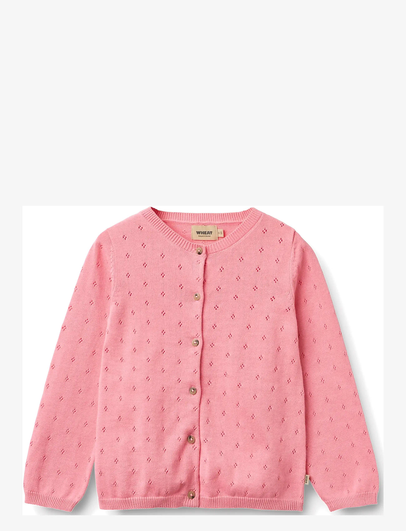 Wheat - Knit Cardigan Maia - cardigans - bubblegum - 0