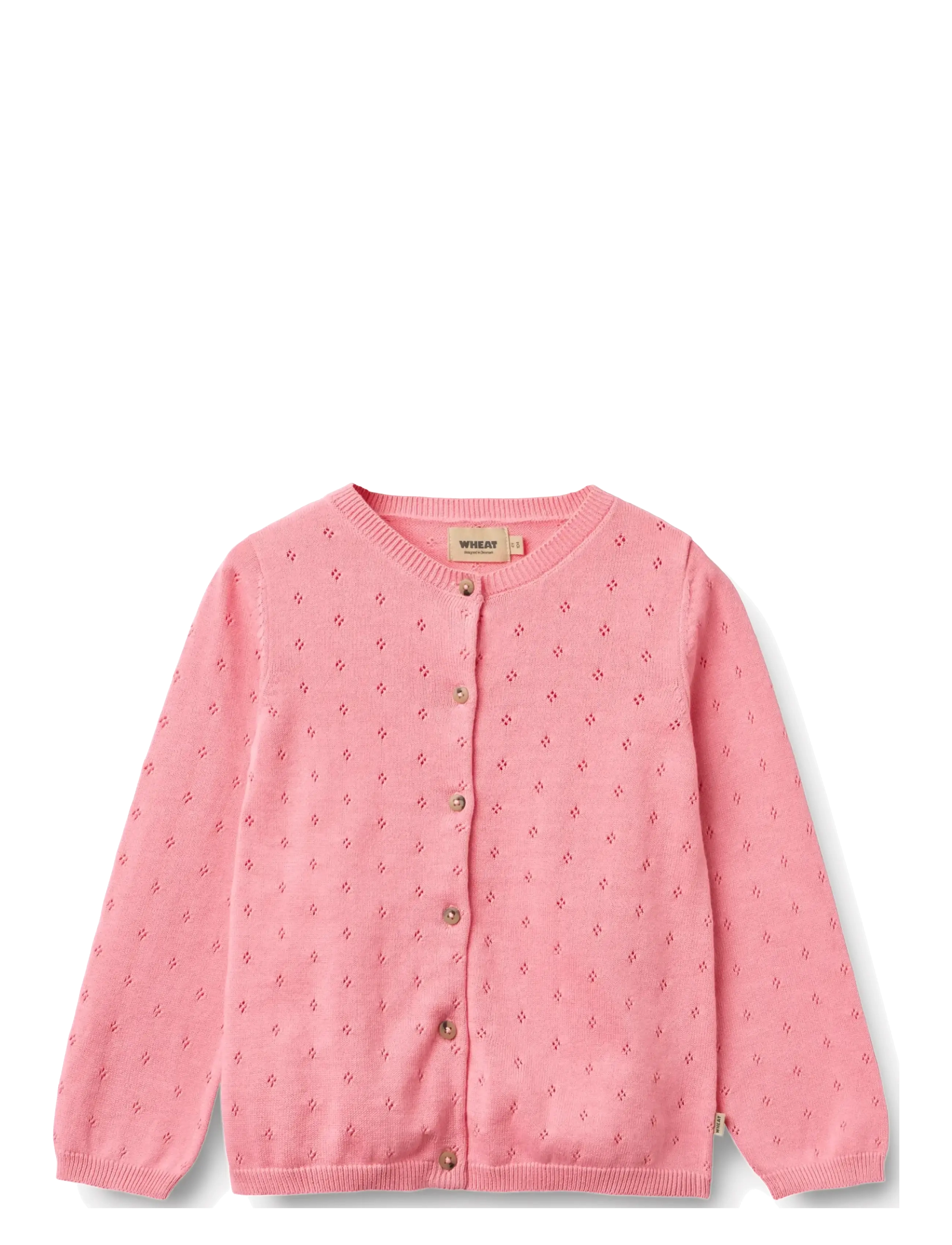 Wheat Knit Cardigan Maia - Oberteile - BUBBLEGUM / pink/rose