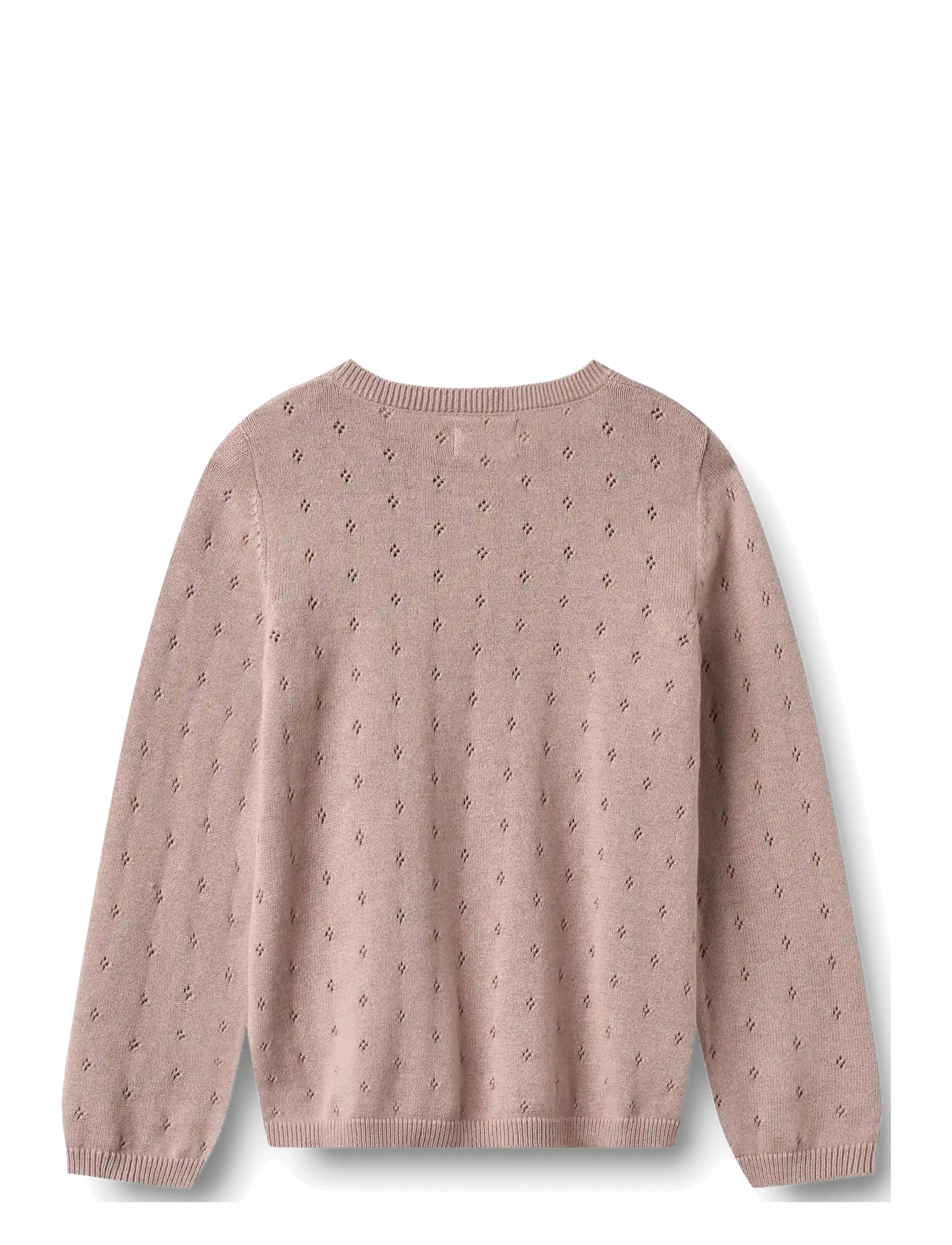 Wheat - Knit Cardigan Maia - cardigans - dry rose - 1
