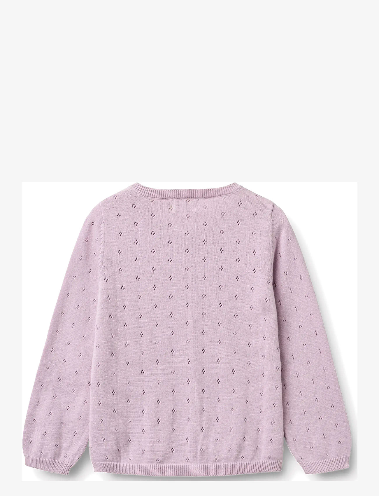 Wheat - Knit Cardigan Maia - cardigans - lavender - 1