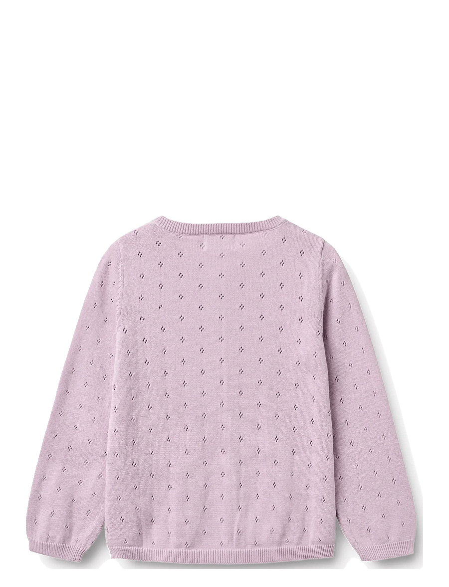 Wheat - Knit Cardigan Maia - neuletakit - lavender - 1