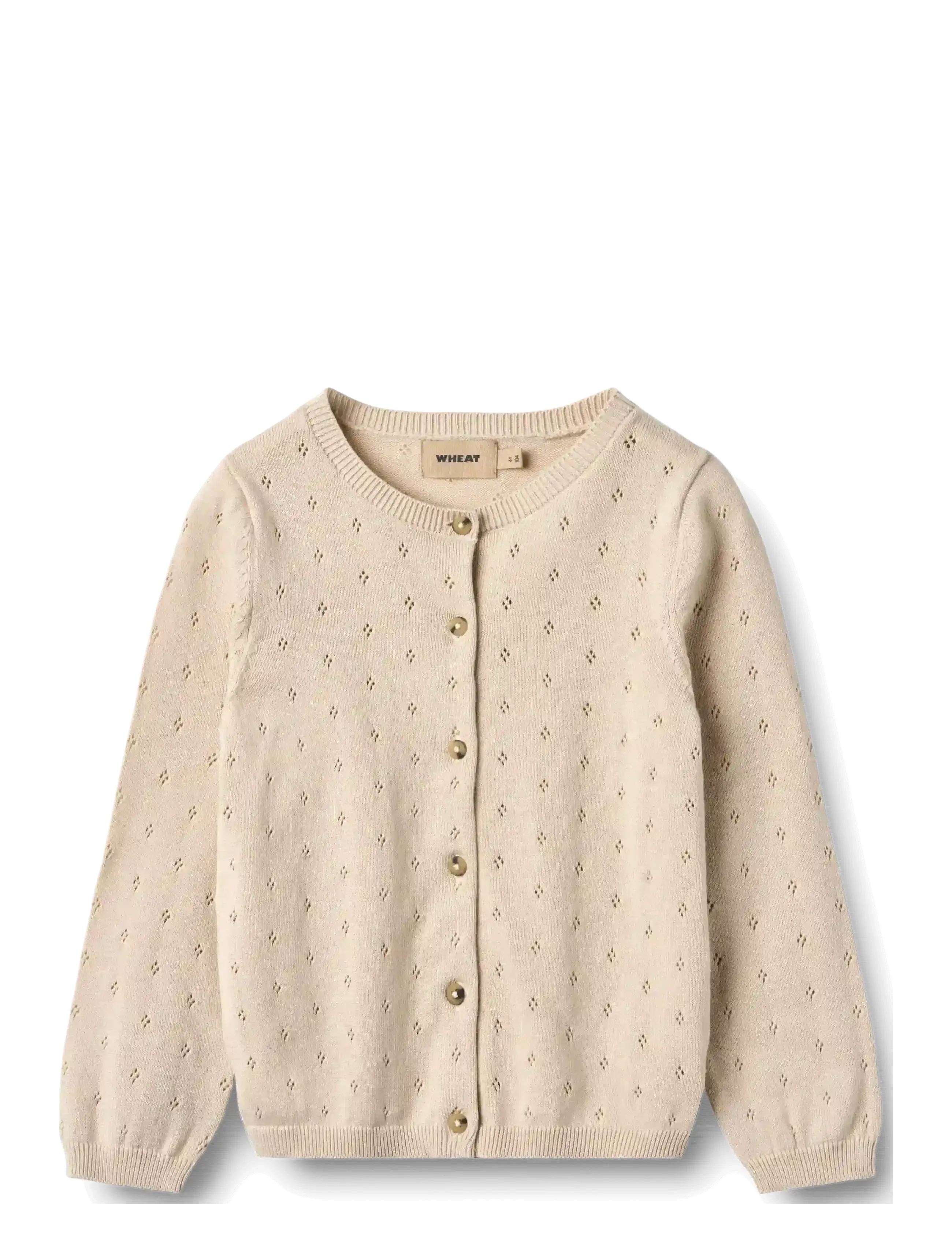 WHEAT Knit Cardigan Maia Cream - 98 - Kinder