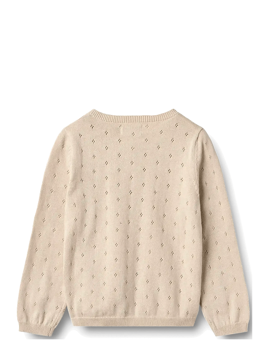 Wheat - Knit Cardigan Maia - cardigans - offwhite - 2