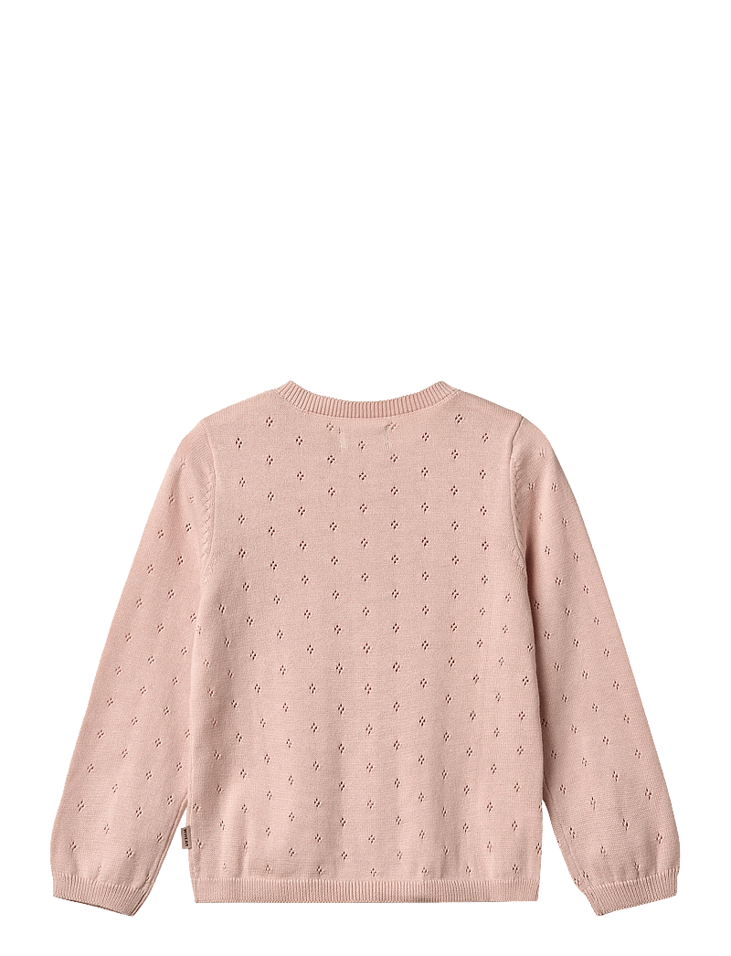 Wheat - Knit Cardigan Maia - cardigans - powder - 1