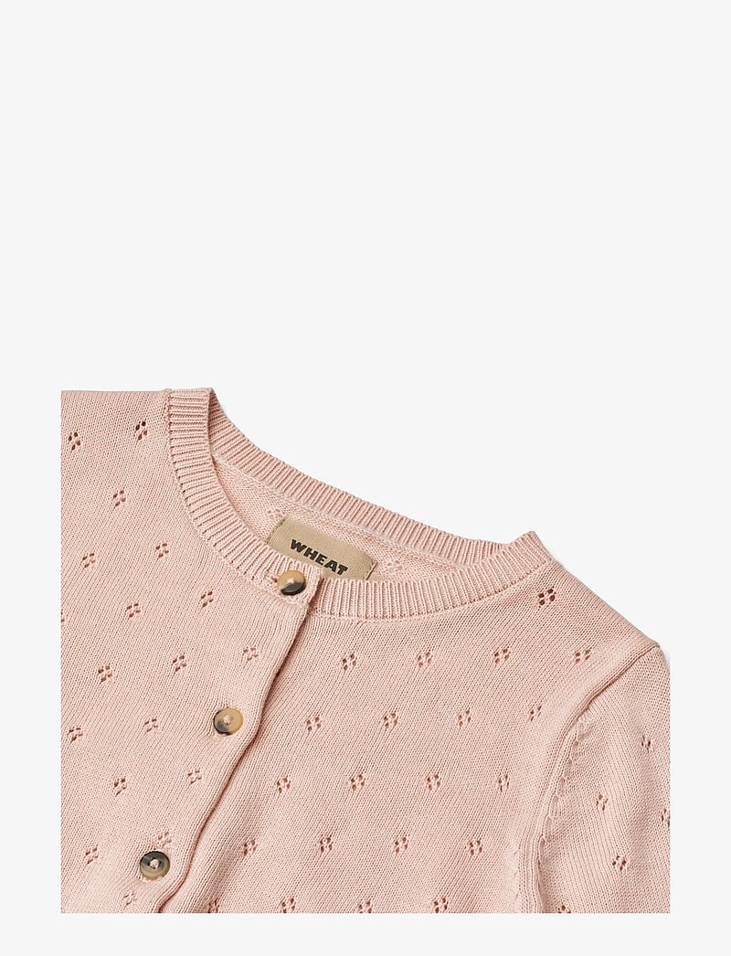 Wheat - Knit Cardigan Maia - cardigans - powder - 2