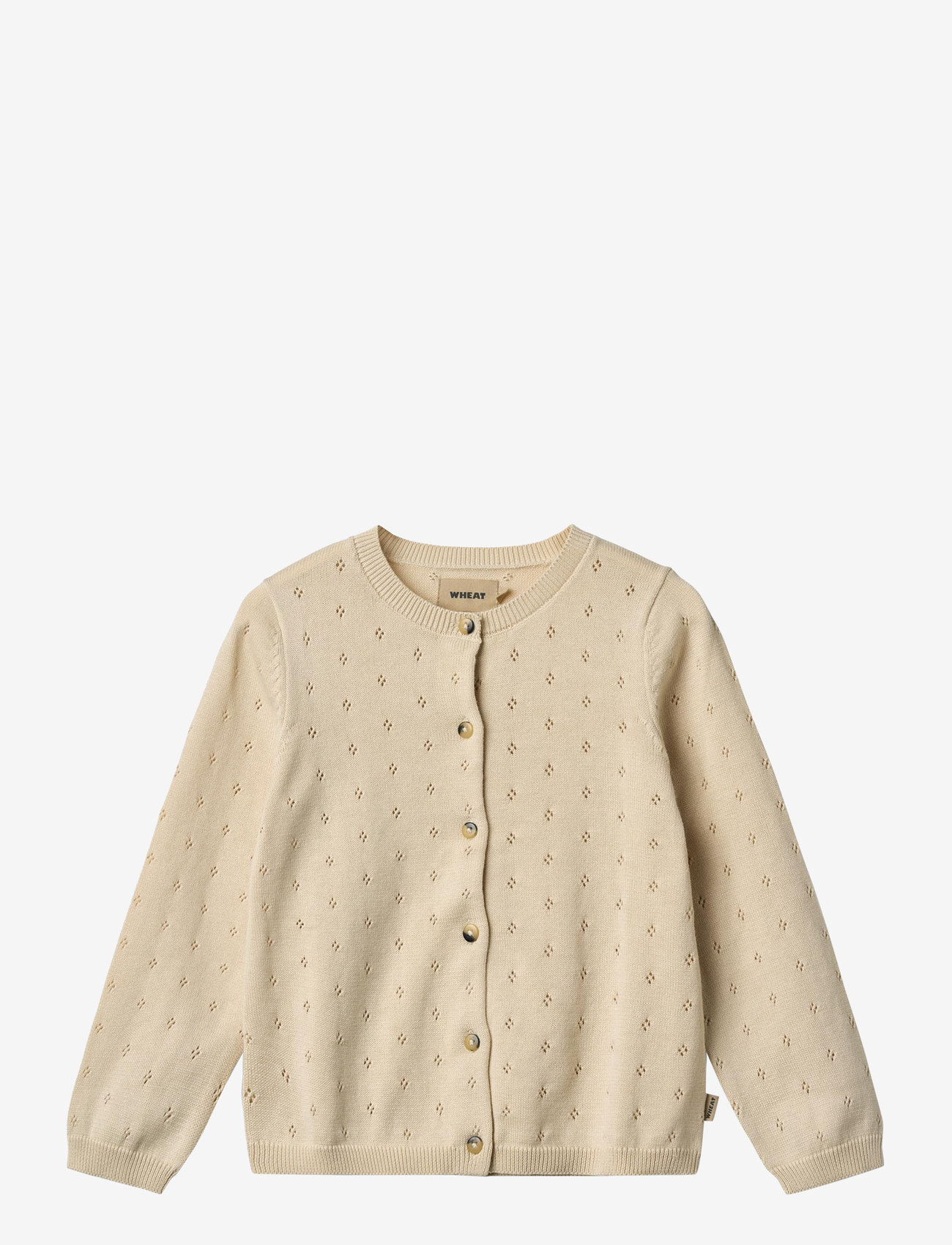 Wheat - Knit Cardigan Maia - cardigans - sandshell - 0