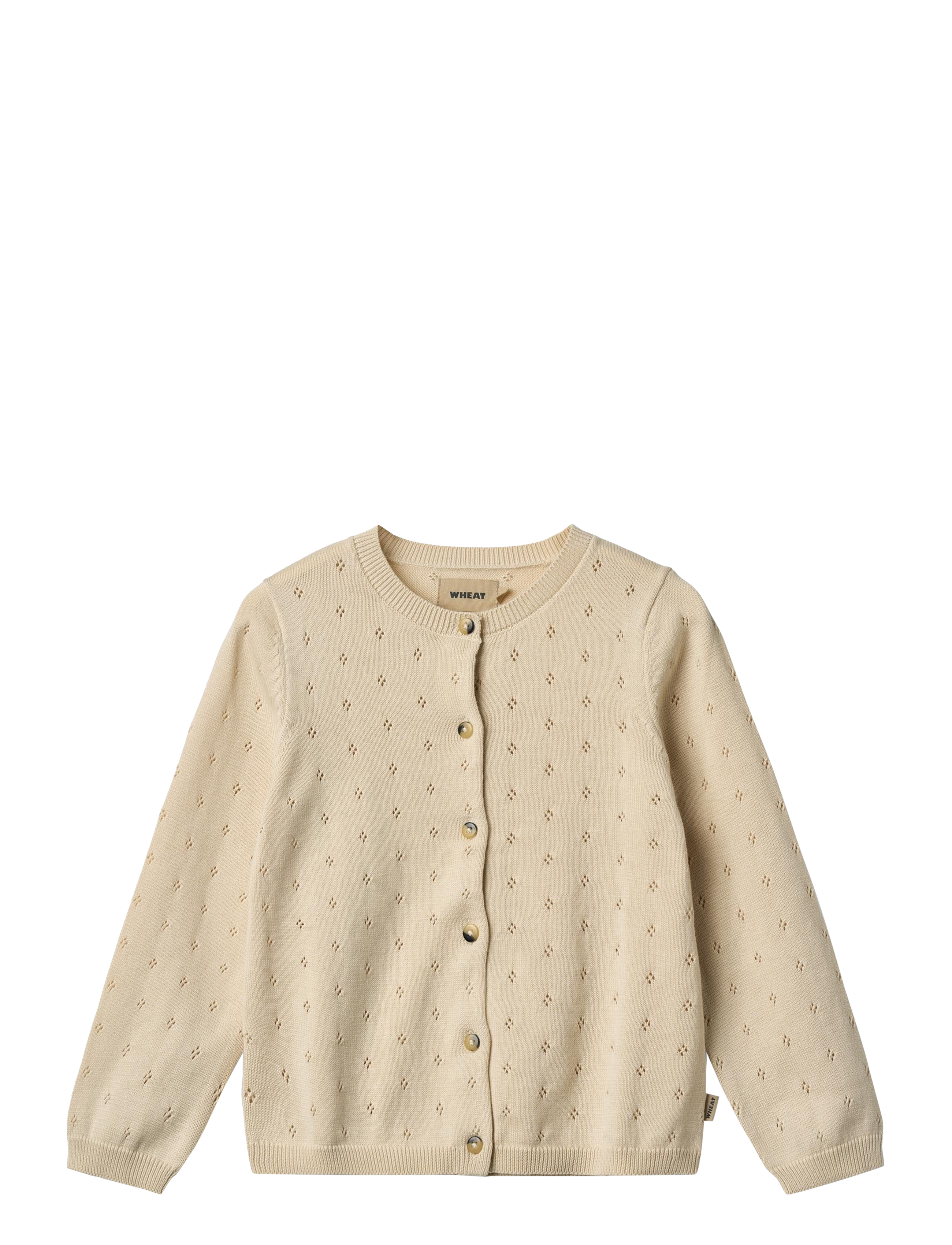 Wheat Knit Cardigan Maia - Koftor - SANDSHELL / beige