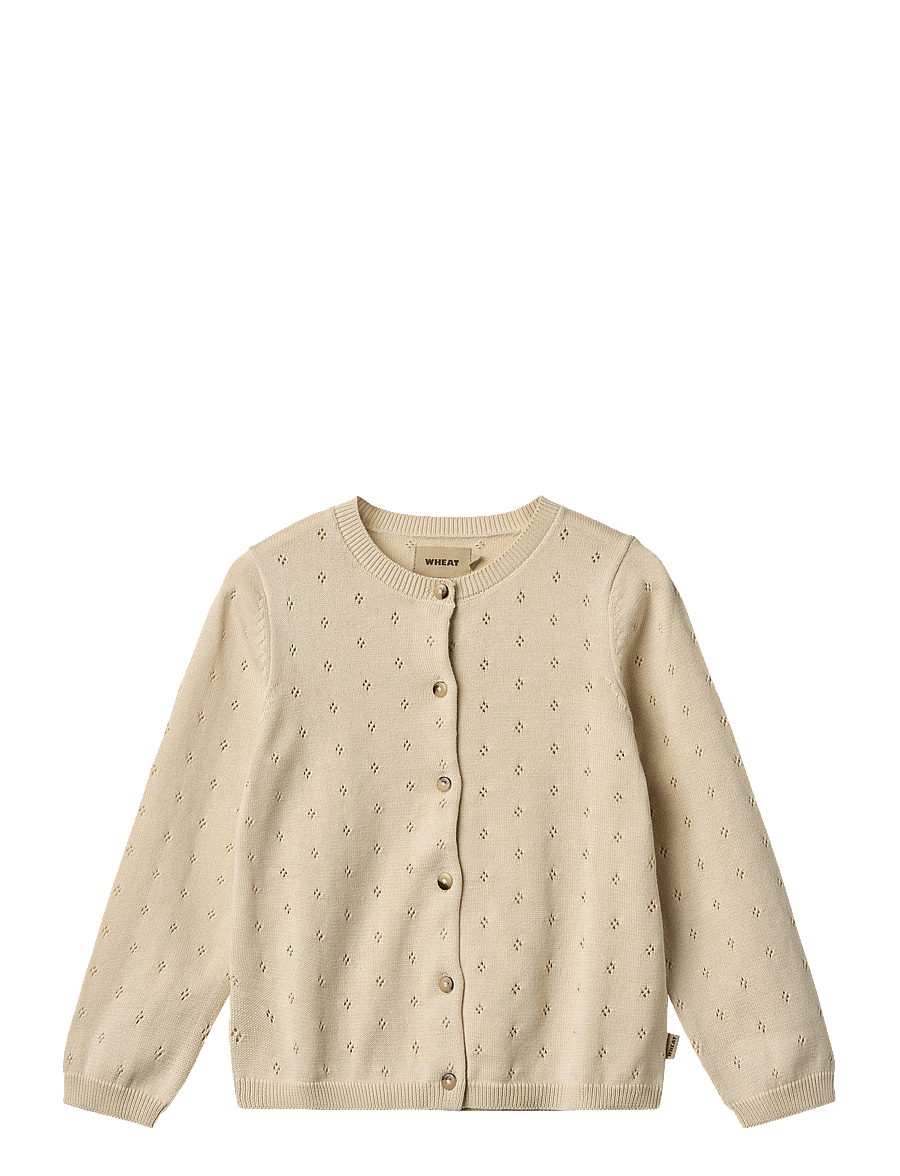 Wheat - Knit Cardigan Maia - jakas - sandshell - 0