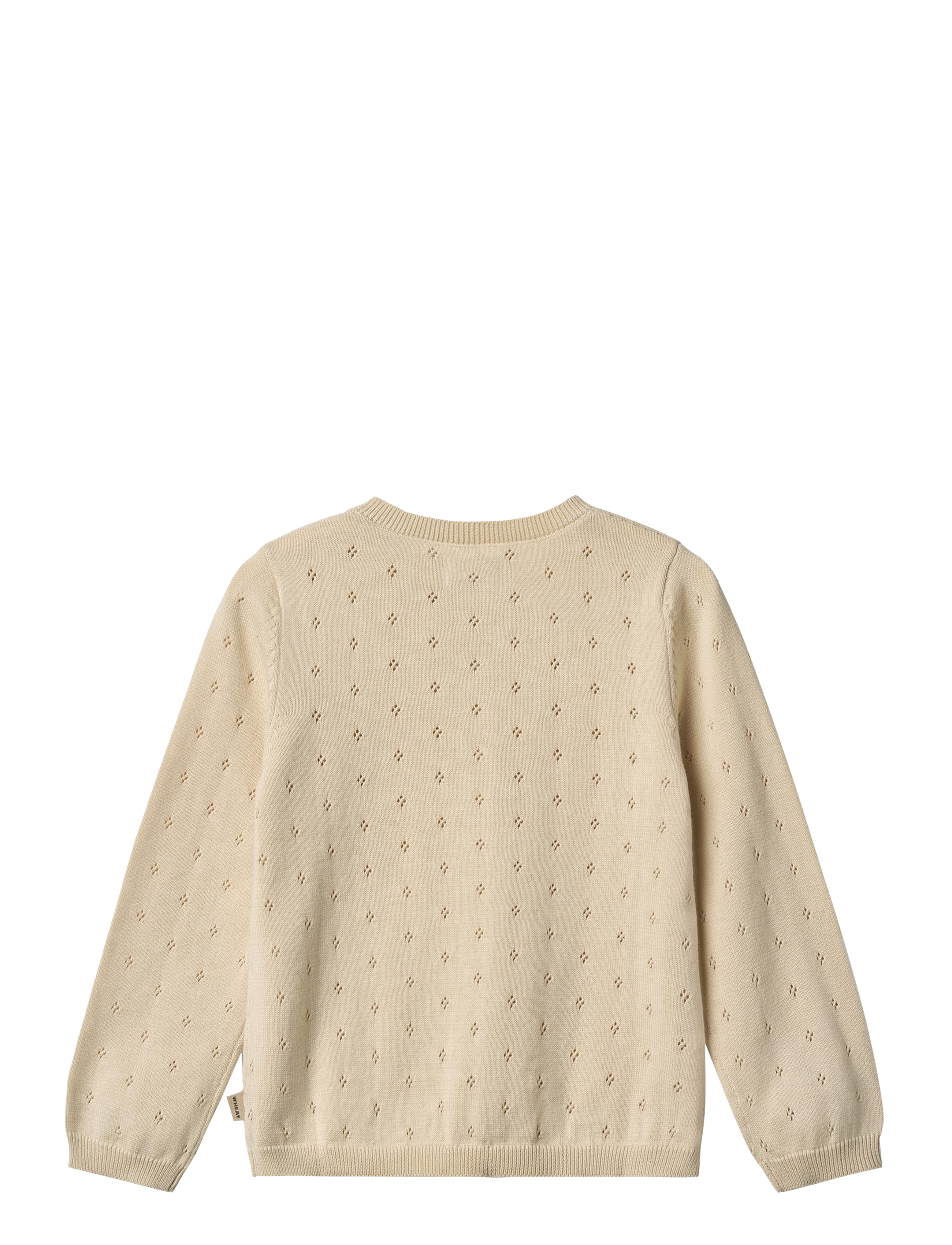 Wheat - Knit Cardigan Maia - koftor - sandshell - 1