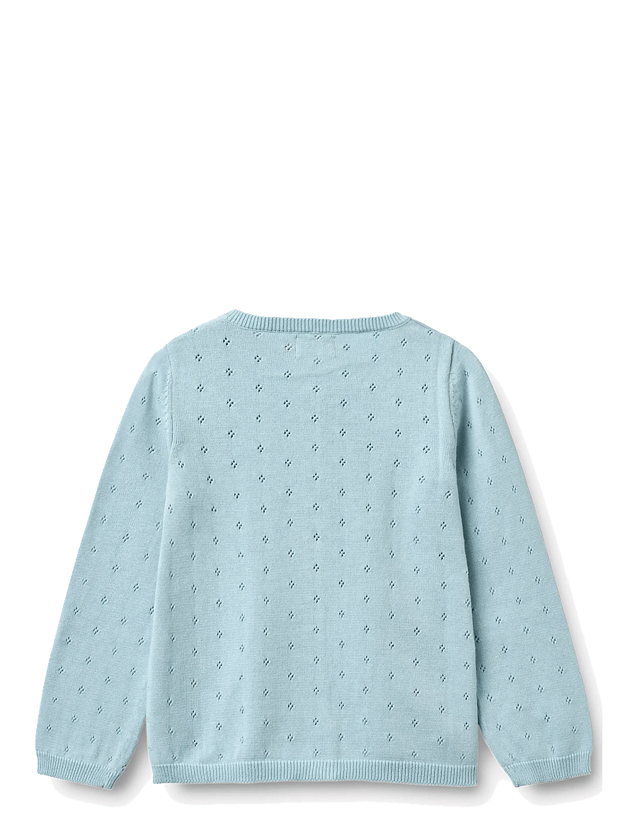 Wheat - Knit Cardigan Maia - kardiganid - summer sky - 1