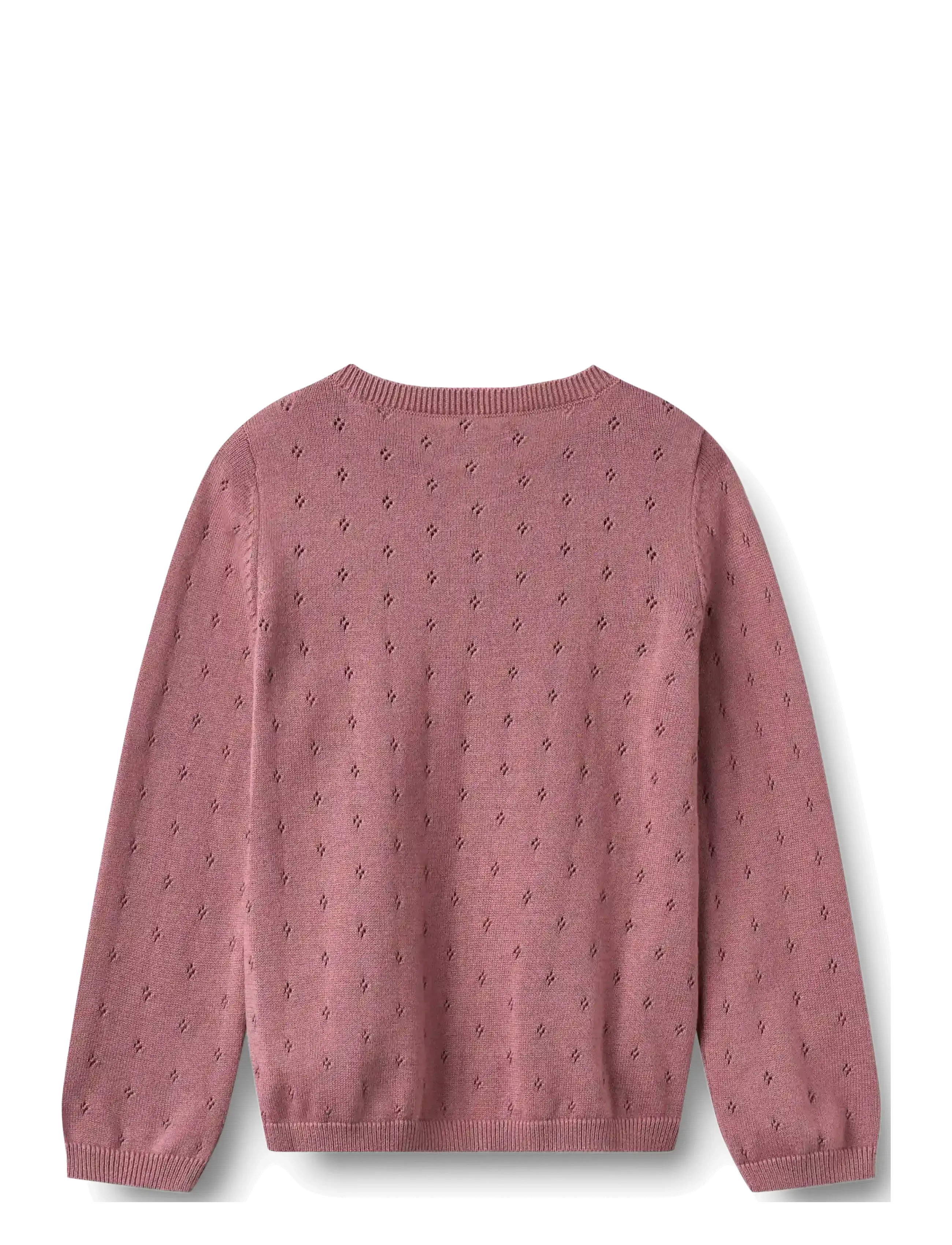 Wheat - Knit Cardigan Maia - cardigans - warm lilac - 1