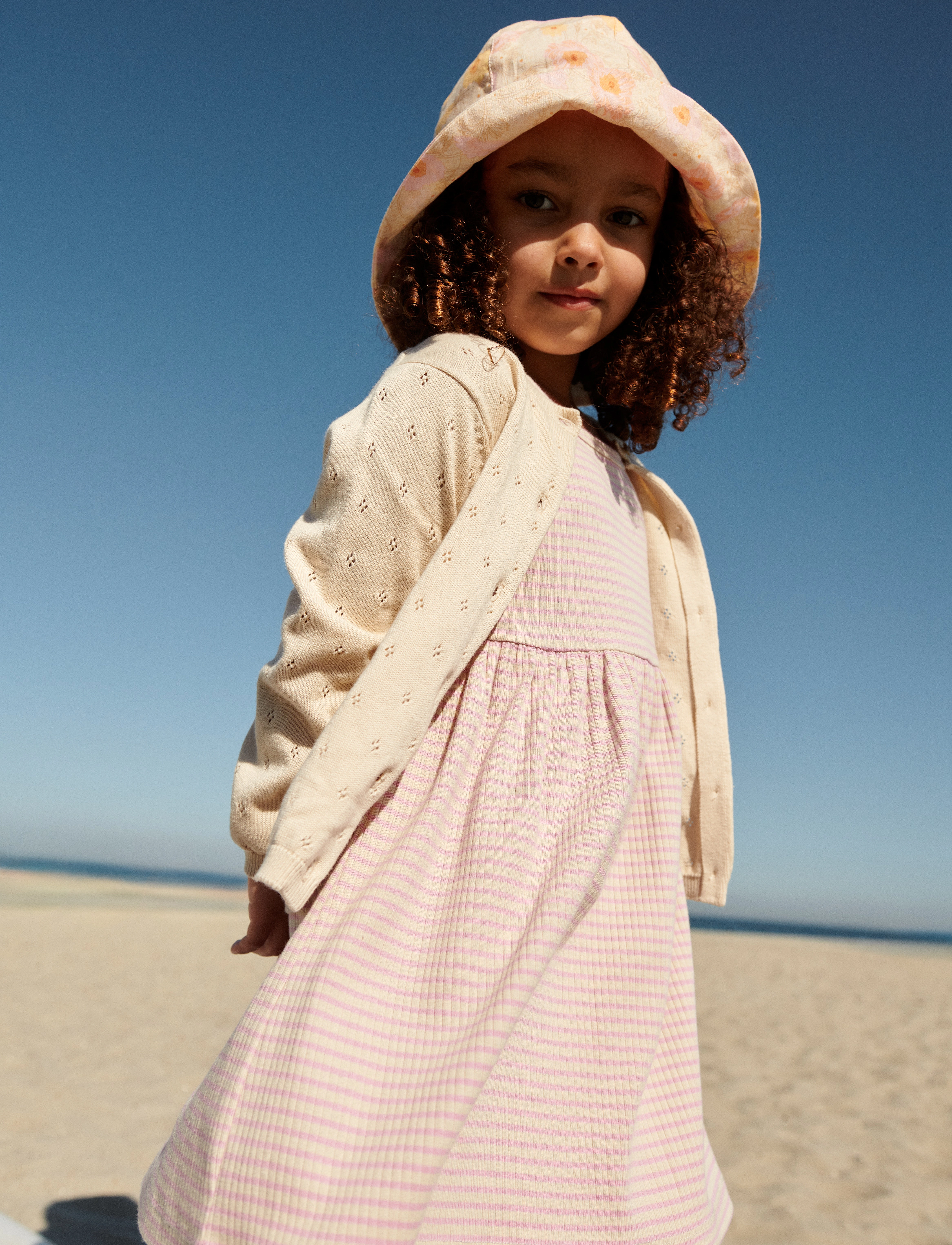 Wheat - Knit Cardigan Maia - sandshell - 3
