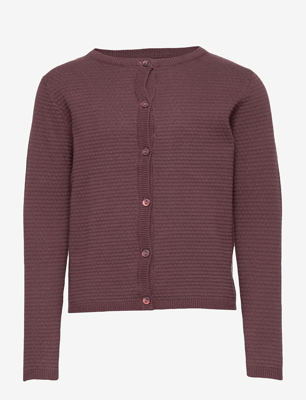 Knit Cardigan Manuela - SOFT EGGPLANT