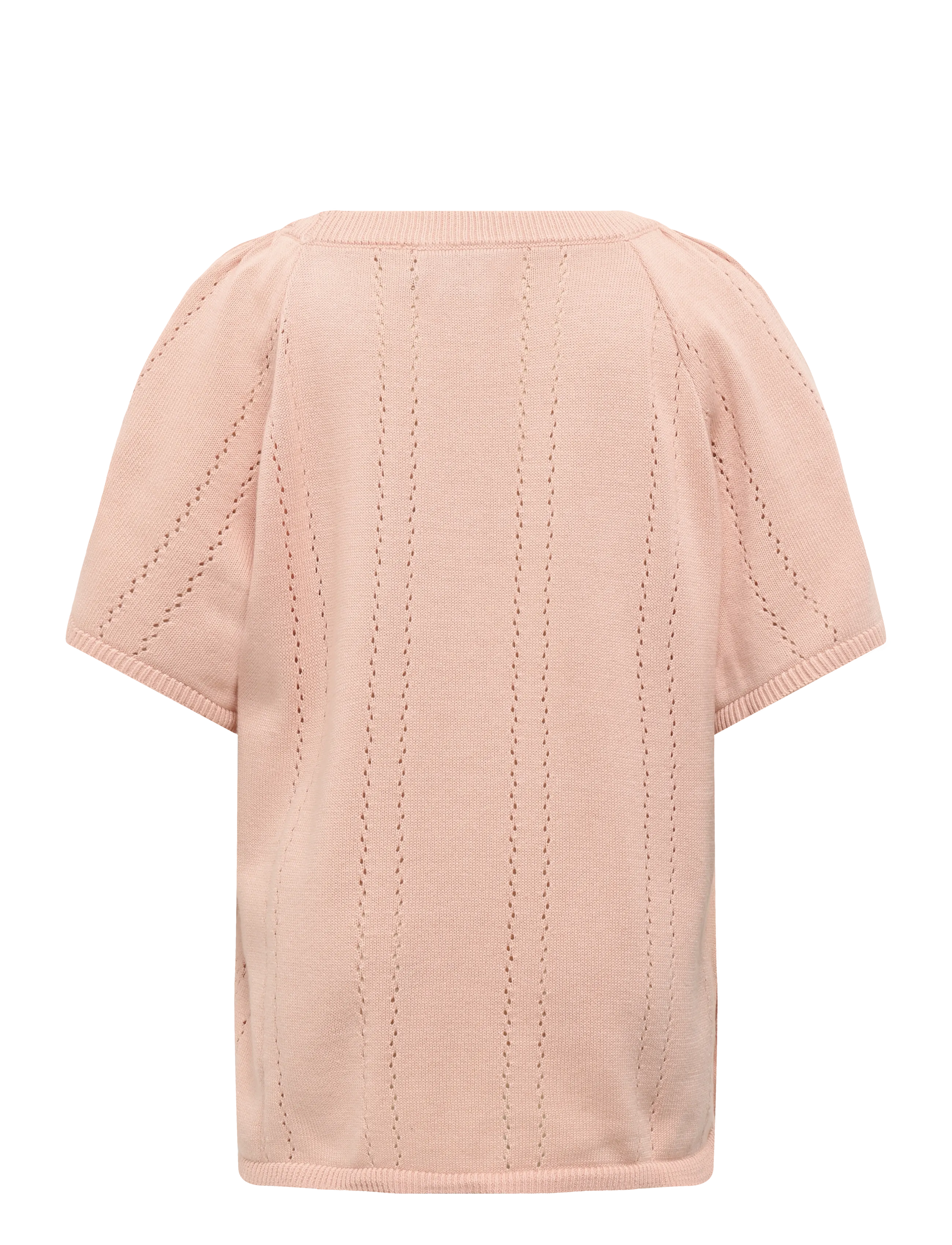 Wheat - Knit Pullover S/S Vilna - powder - 1
