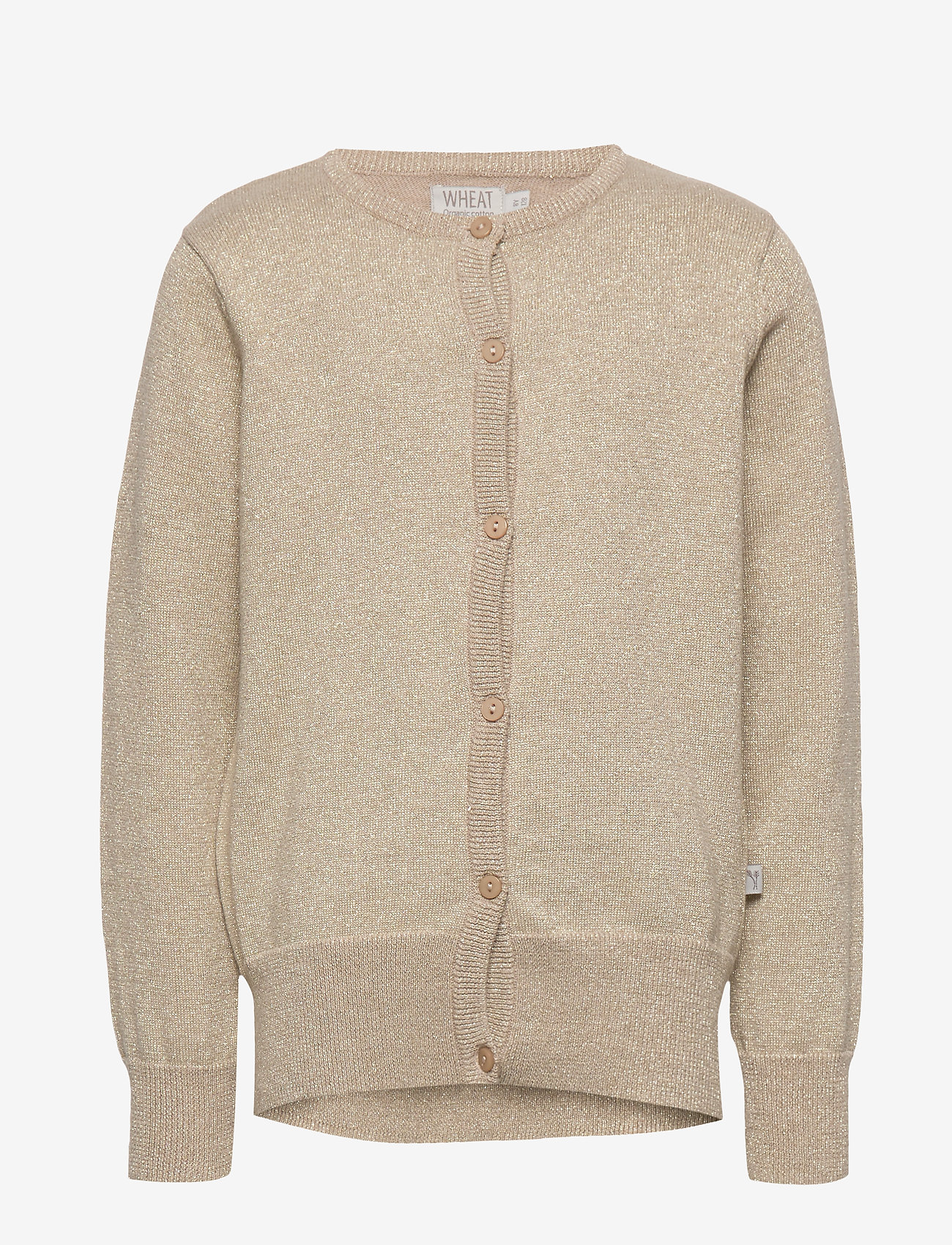 Wheat - Knit Cardigan Olga - melange sand - 0