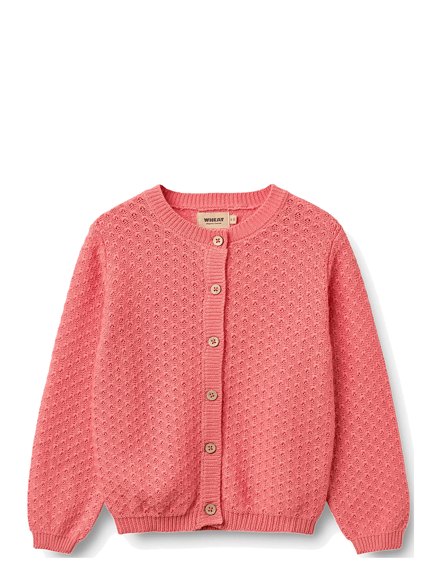 Wheat - Knit Cardigan Magnella - kardiganid - coral - 0