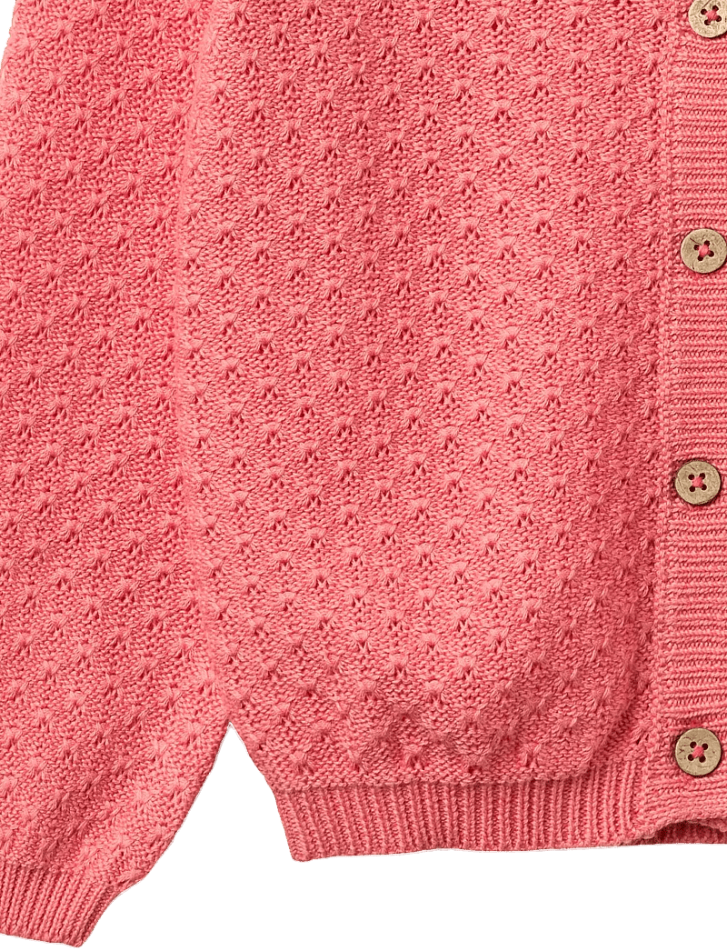 Wheat - Knit Cardigan Magnella - cardigans - coral - 2