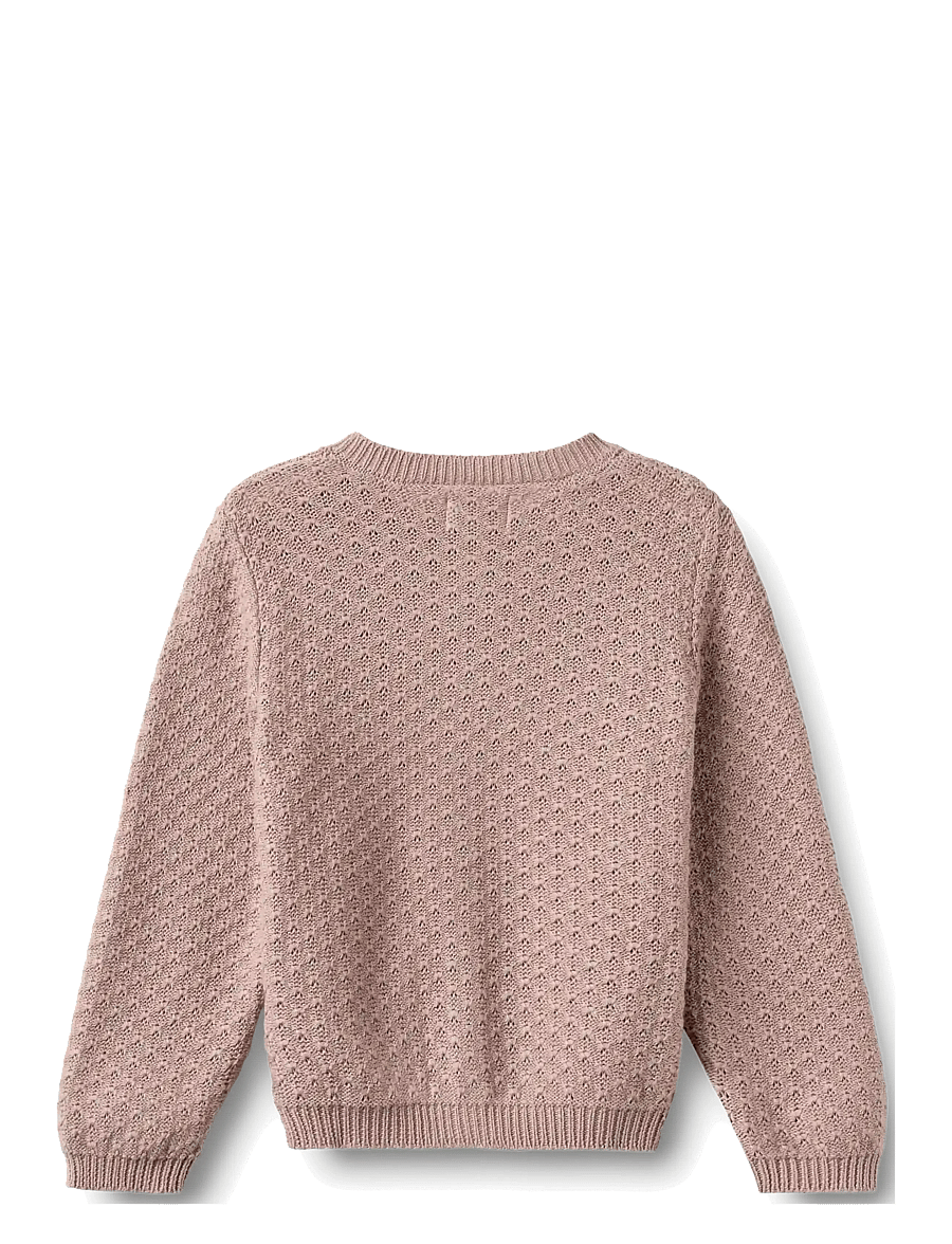 Wheat - Knit Cardigan Magnella - cardigans - dry rose - 2