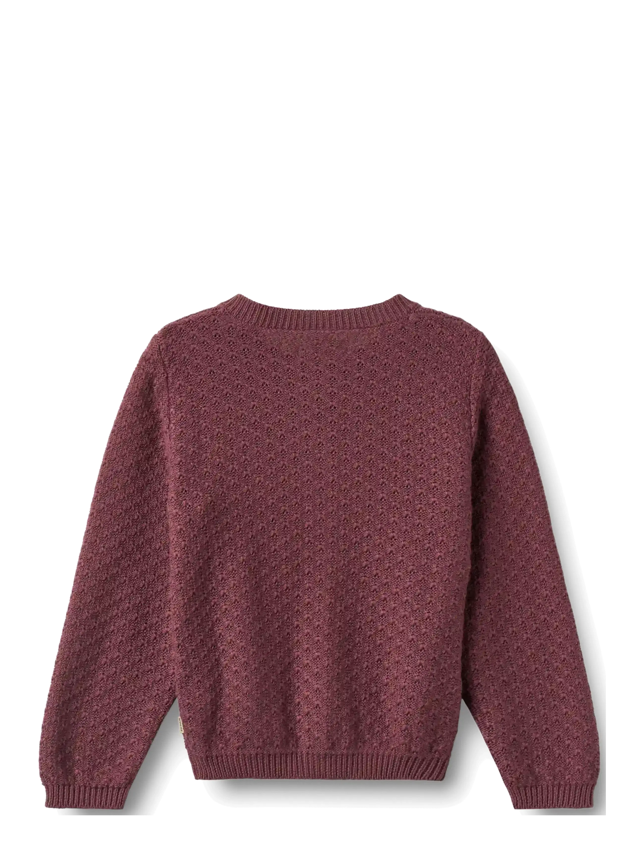 Wheat - Knit Cardigan Magnella - cardigans - eggplant - 1