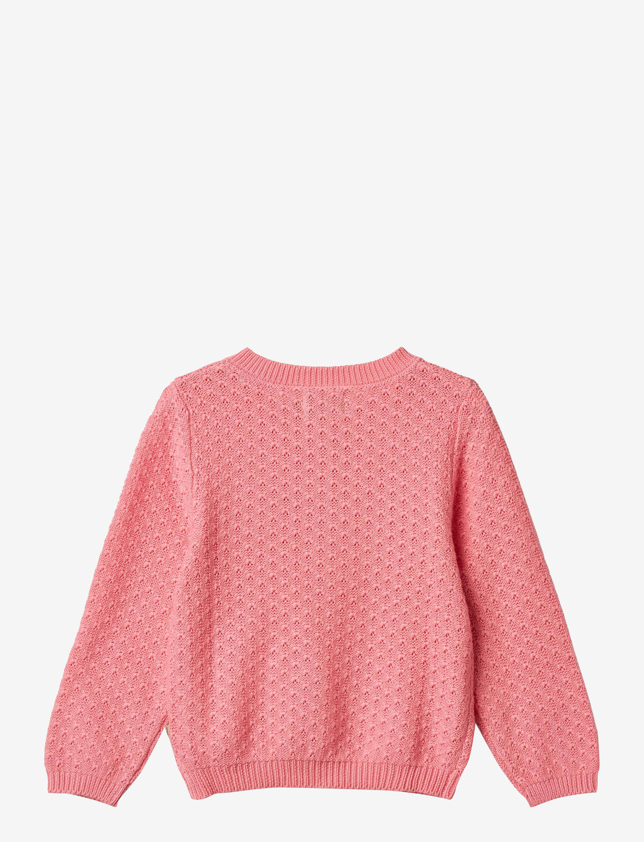 Wheat - Knit Cardigan Magnella - cardigans - flamingo pink - 1