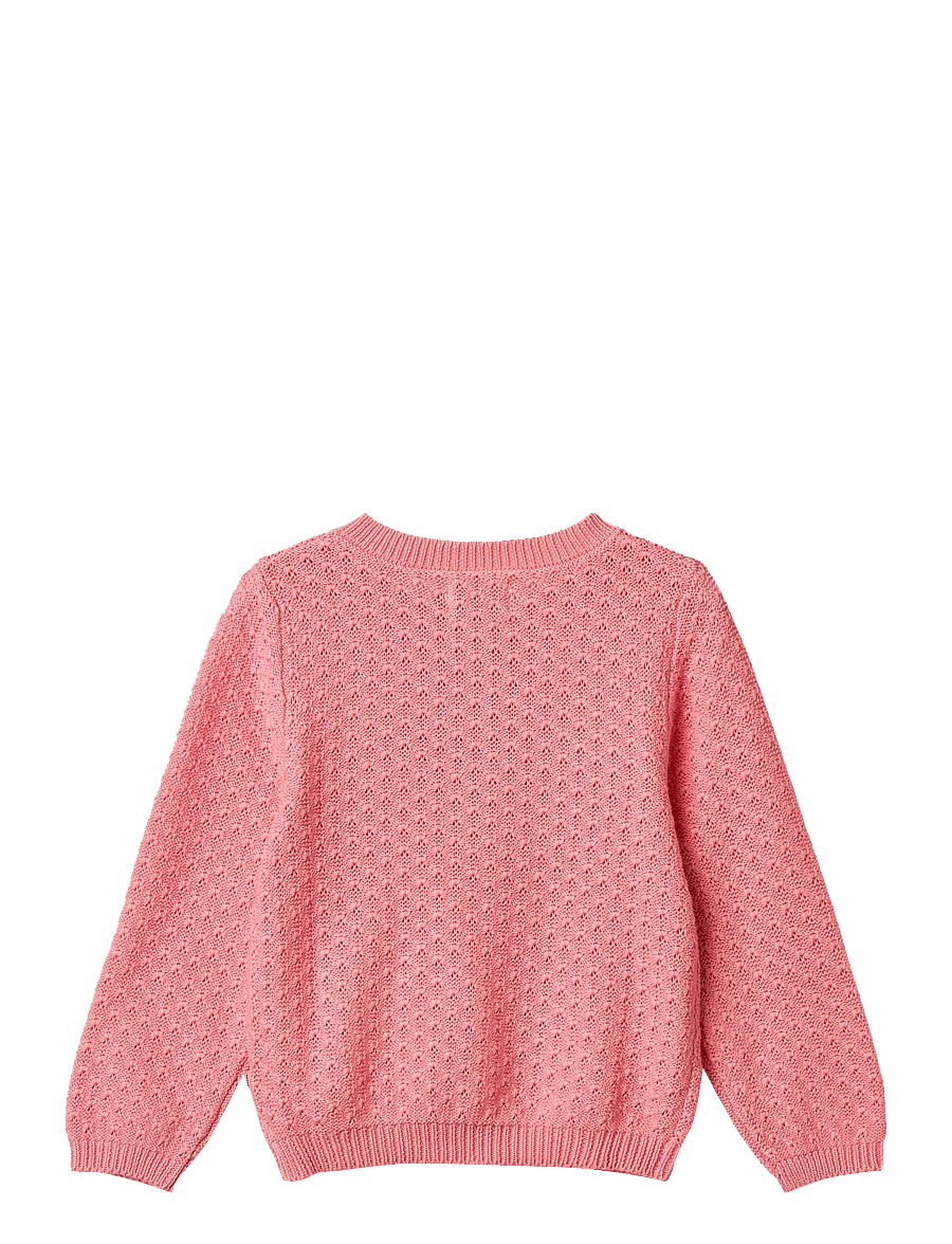 Wheat - Knit Cardigan Magnella - koftor - flamingo pink - 1