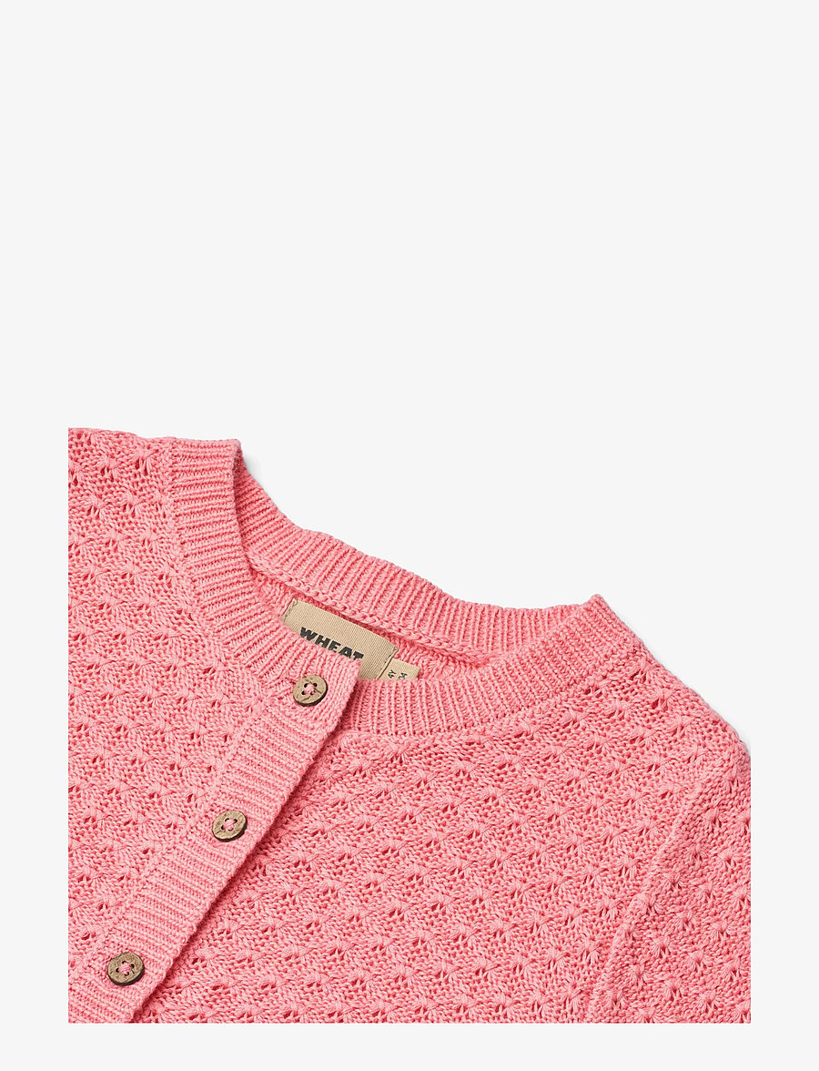 Wheat - Knit Cardigan Magnella - koftor - flamingo pink - 2