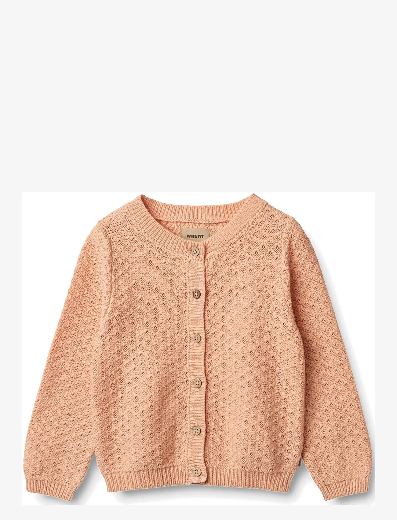 Wheat - Knit Cardigan Magnella - cardigans - pink sand - 0
