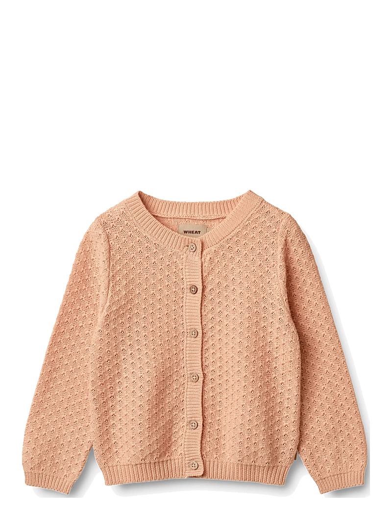 Wheat - Knit Cardigan Magnella - cardigans - pink sand - 0