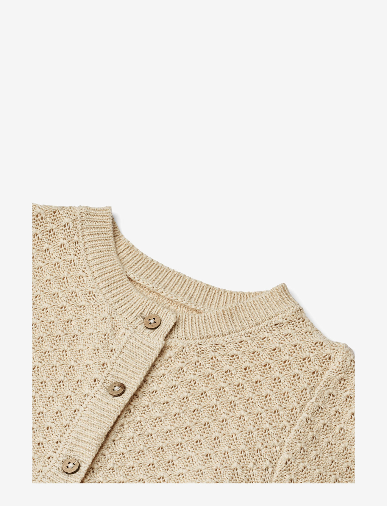 Wheat - Knit Cardigan Magnella - cardigans - sandshell - 2
