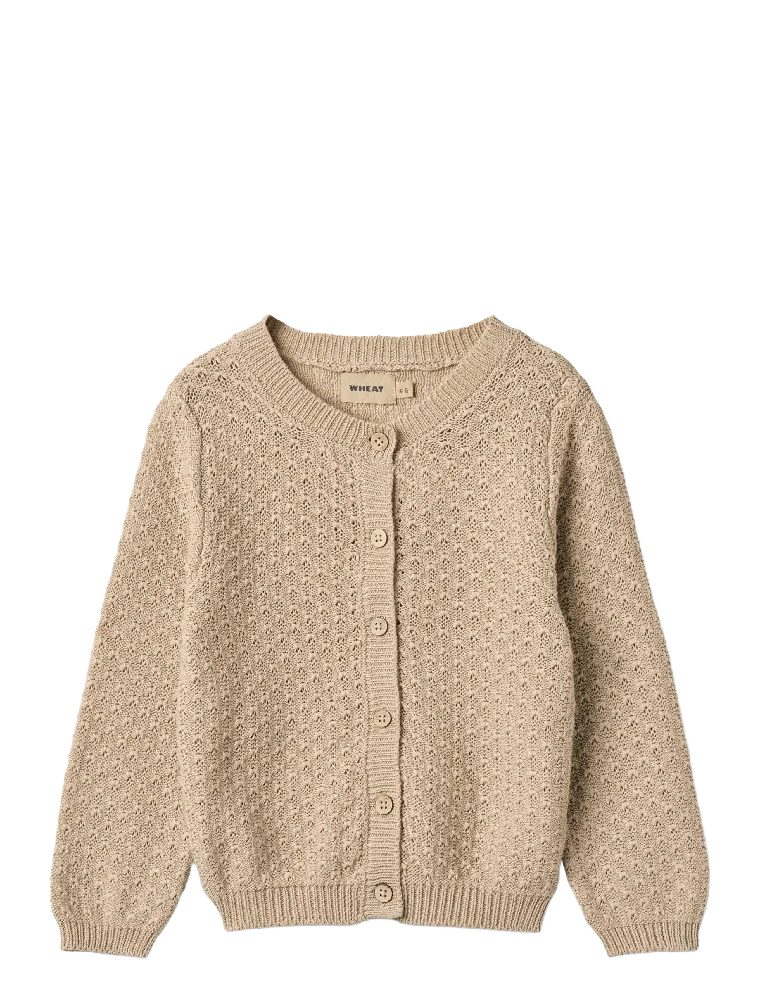 WHEAT Knit Cardigan Magnella Beige - 110 - Kinder