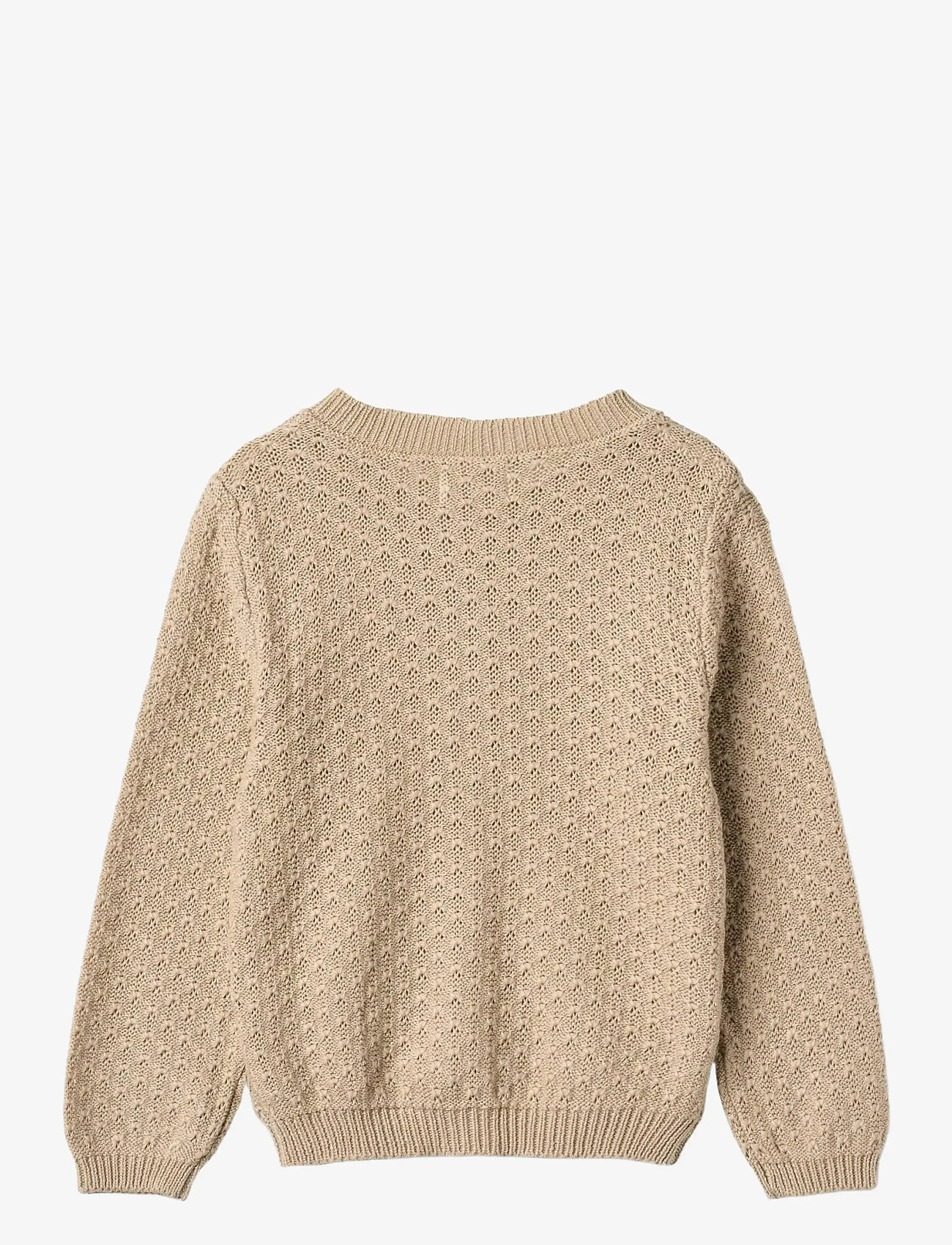 Wheat - Knit Cardigan Magnella - herbstliche kleidung - warm sand - 1