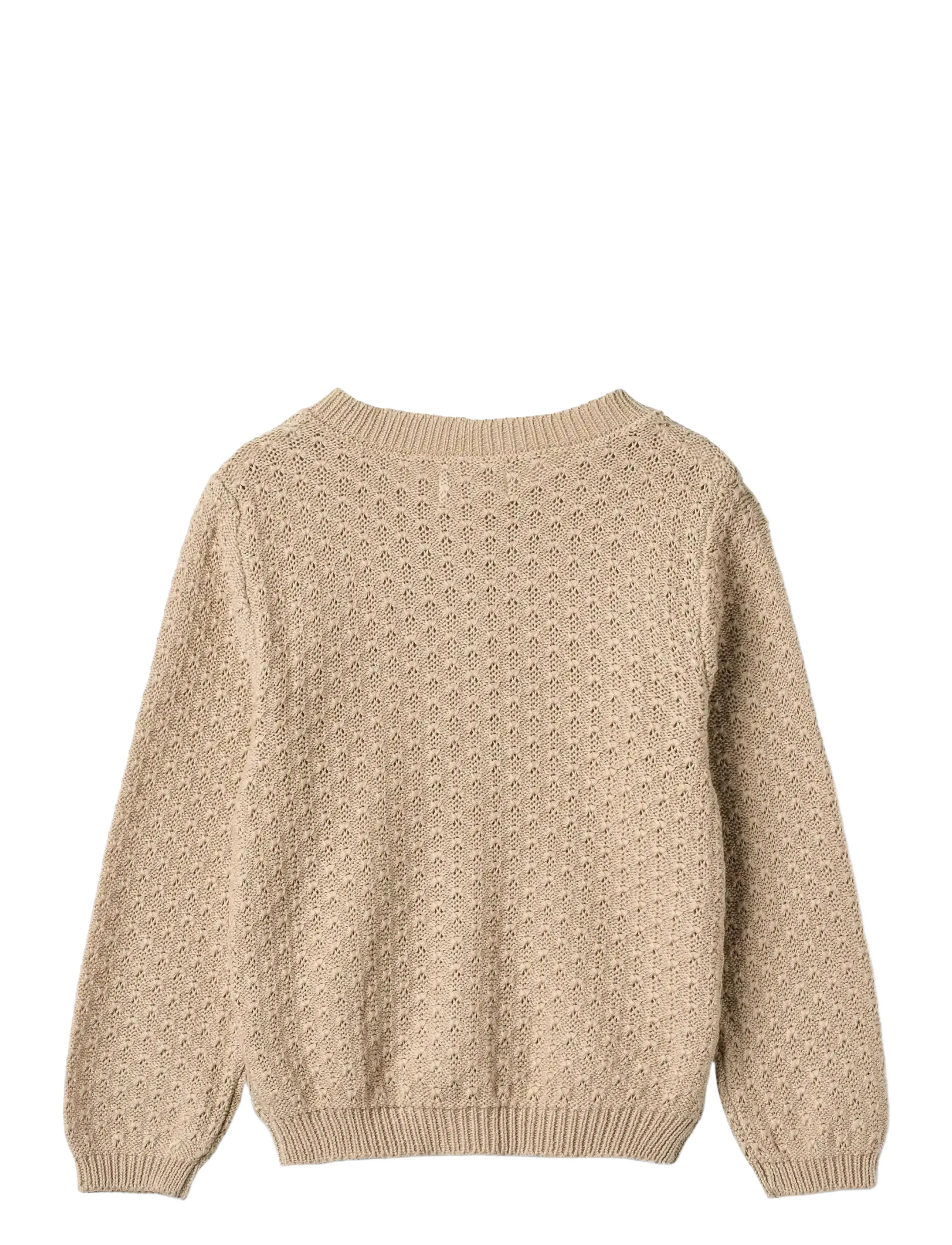 Wheat - Knit Cardigan Magnella - koftor - warm sand - 1