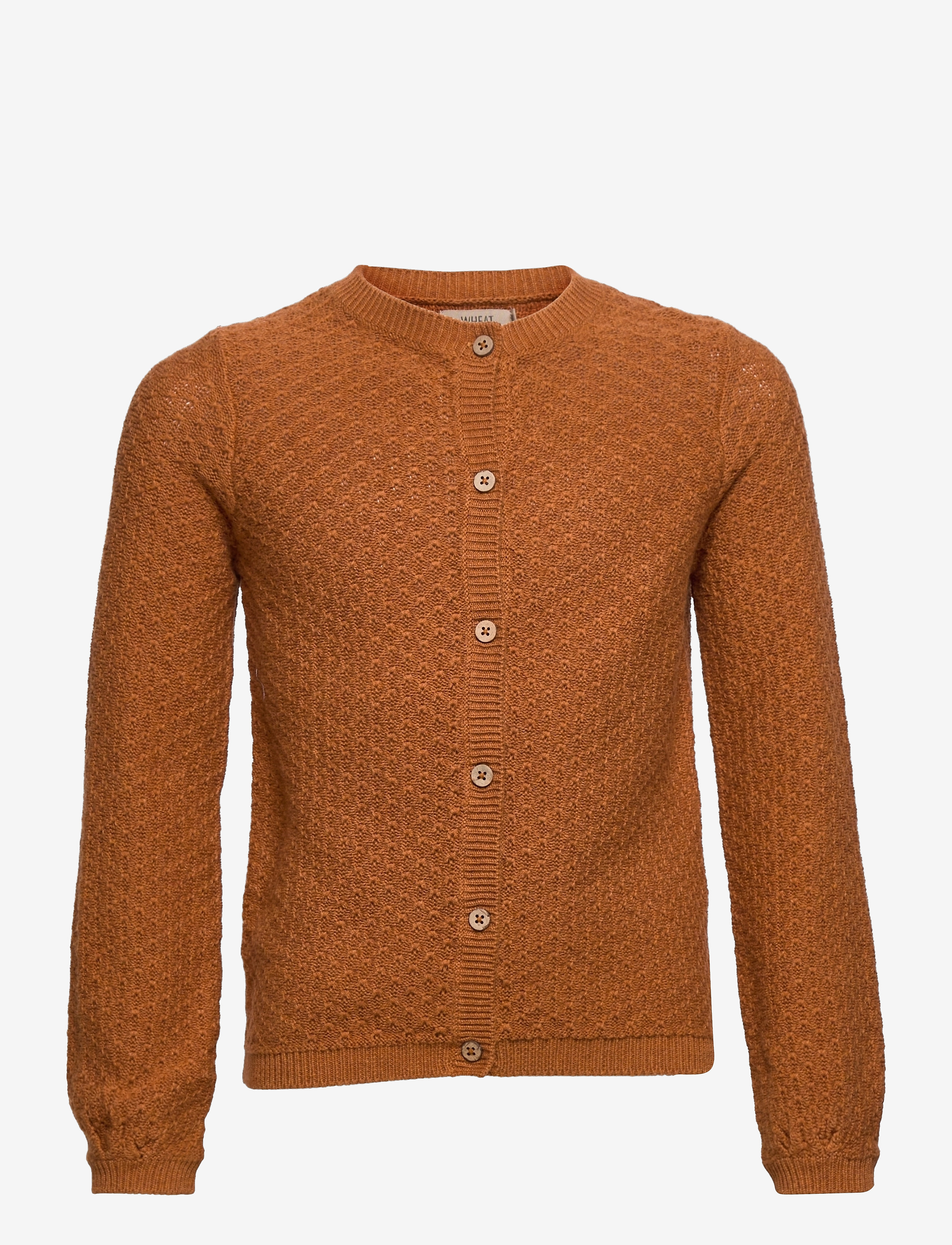 Wheat - Knit Cardigan Magnella - cinnamon melange - 0