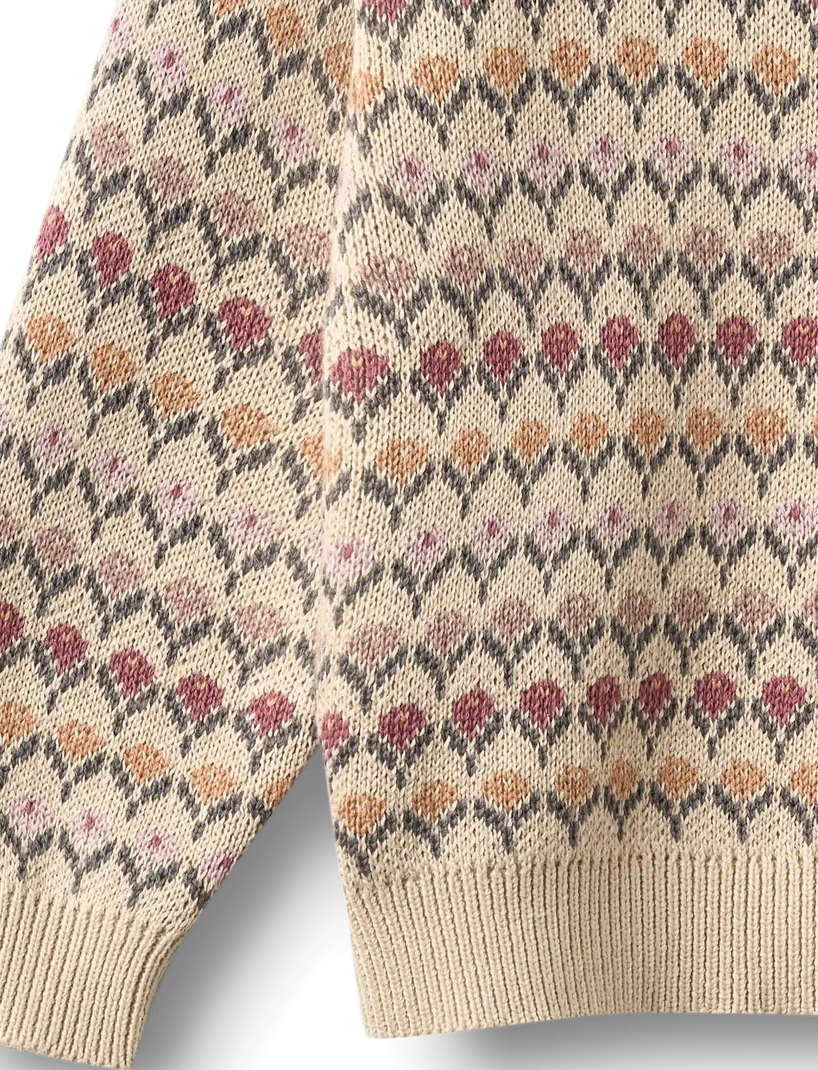 Wheat - Jacquard Pullover Harlow - trøjer - offwhite - 4
