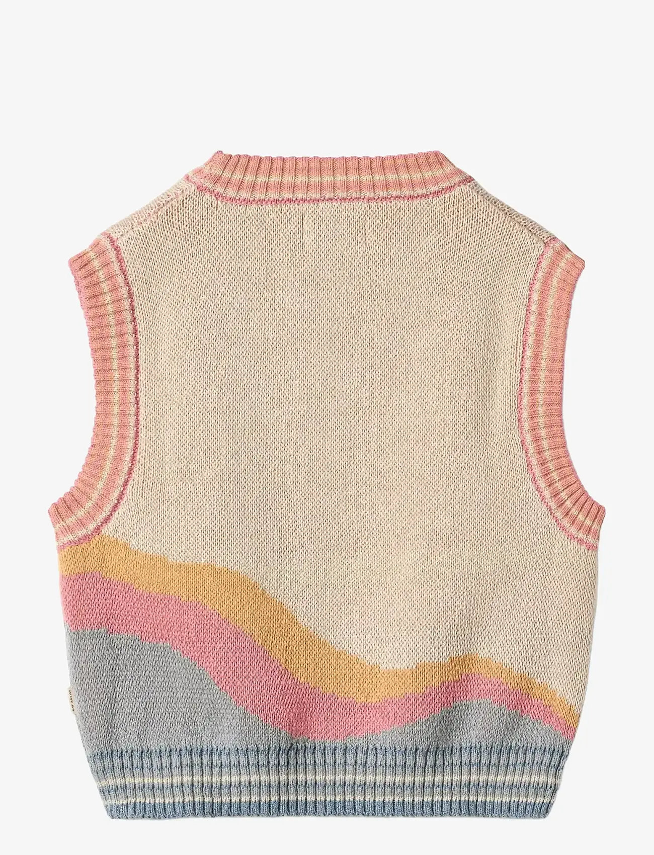Wheat - Jacquard Vest Maria - laveste priser - multi - 1