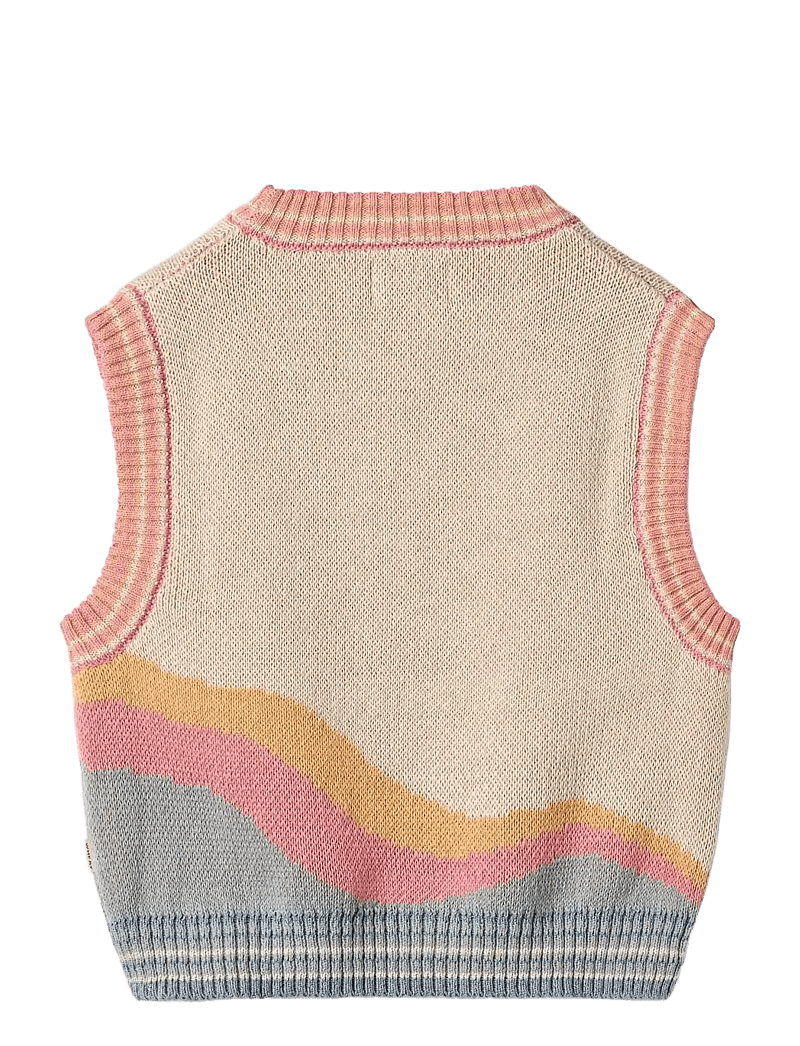 Wheat - Jacquard Vest Maria - veste - multi - 1