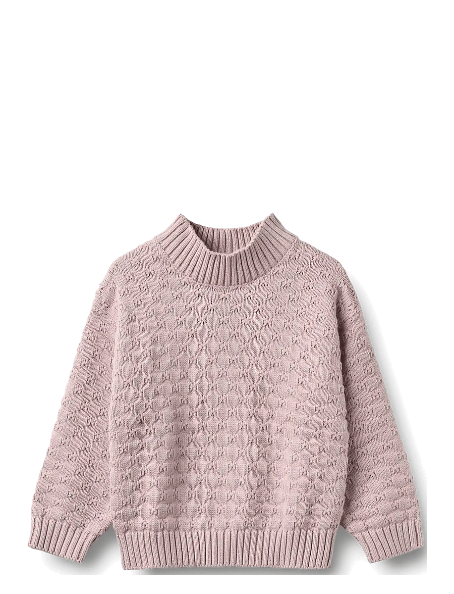 Wheat - Chunky Knit Pullover Abby - pullover - soft lilac - 1