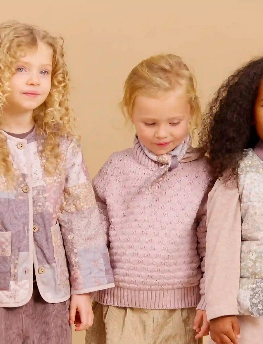 Wheat - Chunky Knit Pullover Abby - pullover - soft lilac - 0