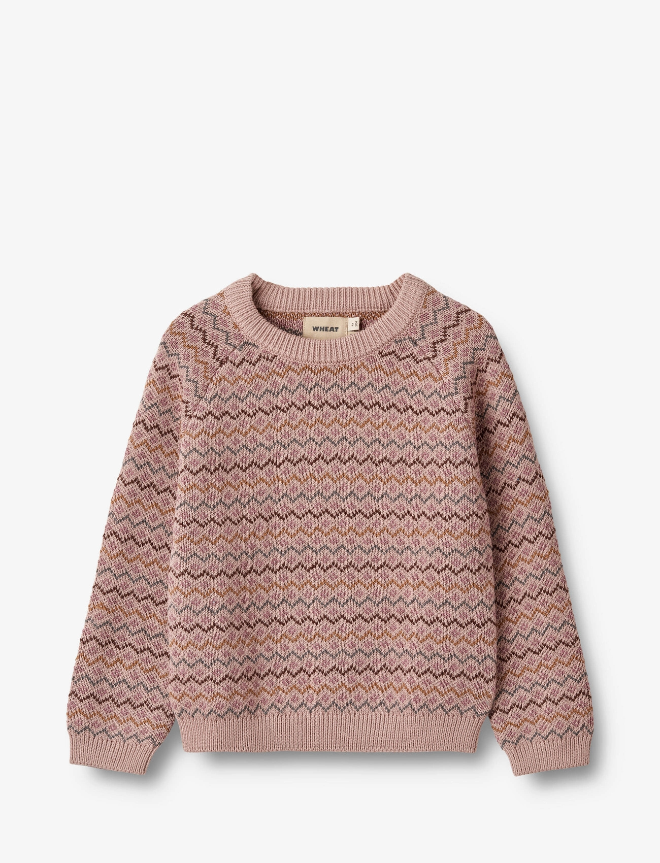 Jacquard Pullover Nanna - DRY ROSE