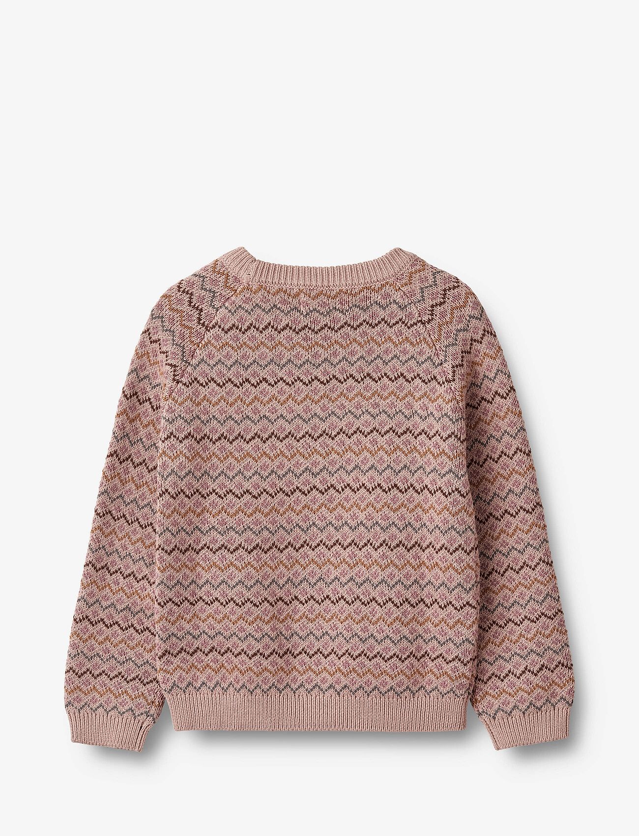 Wheat - Jacquard Pullover Nanna - dry rose - 1