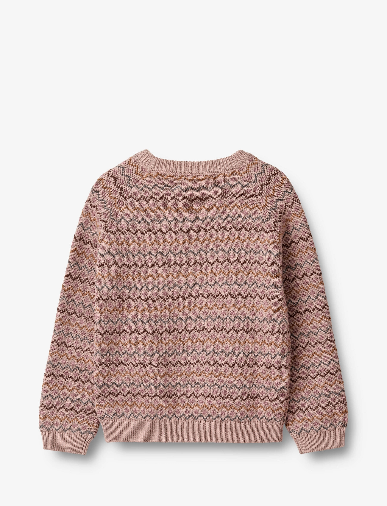 Wheat - Jacquard Pullover Nanna - dry rose - 1