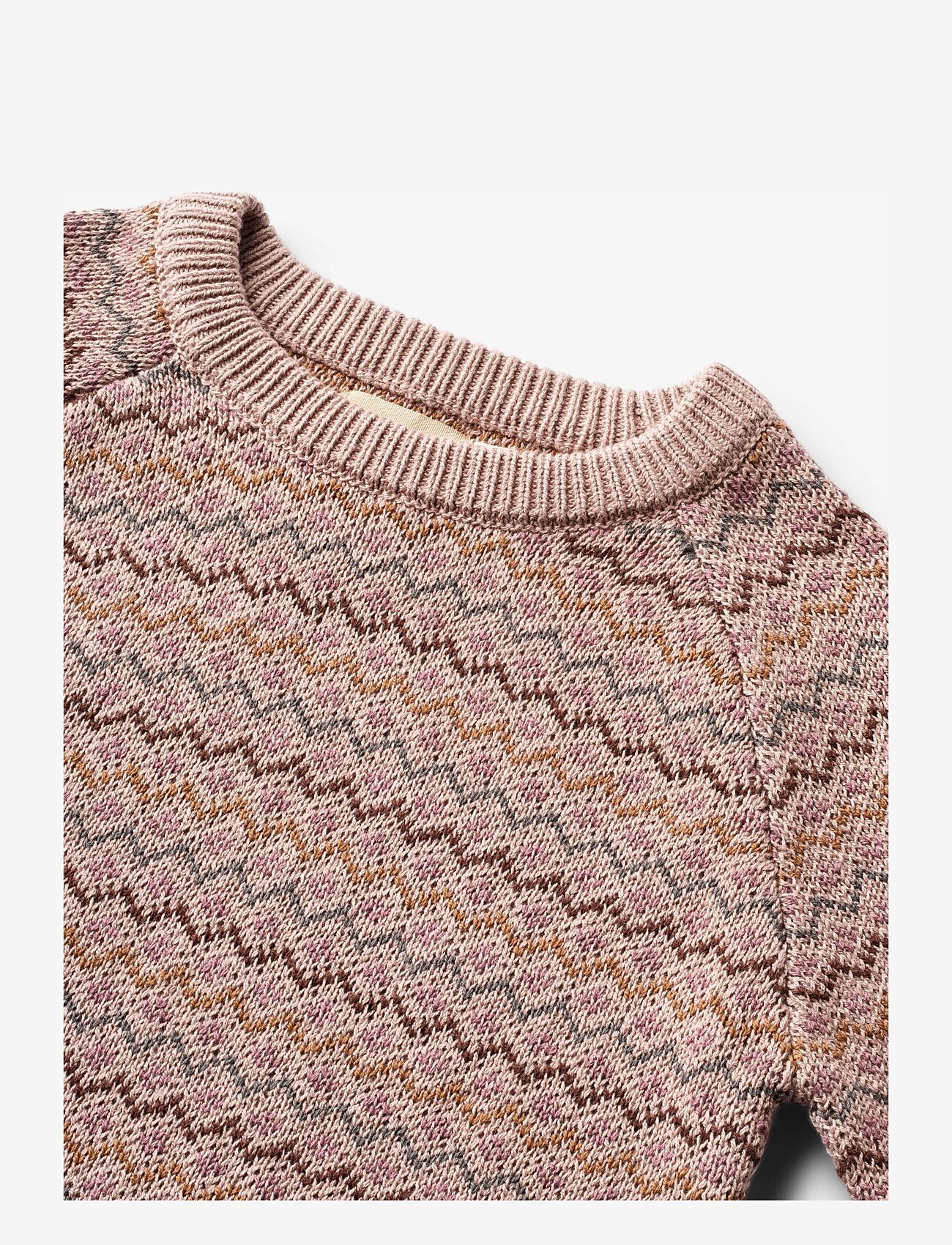 Wheat - Jacquard Pullover Nanna - dry rose - 2