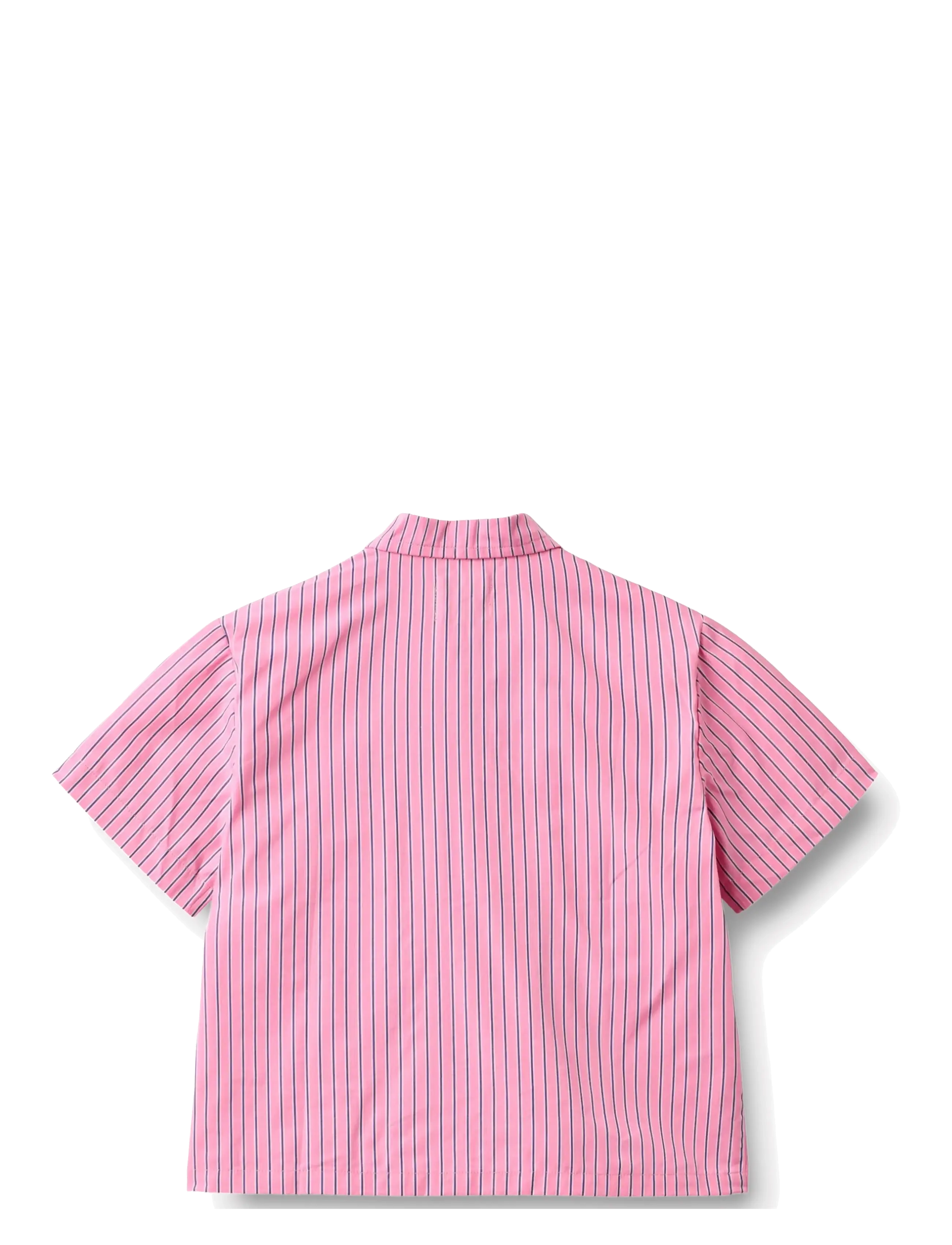 Wheat - Shirt S/S Vilma - kortærmede skjorter - pink stripe - 2
