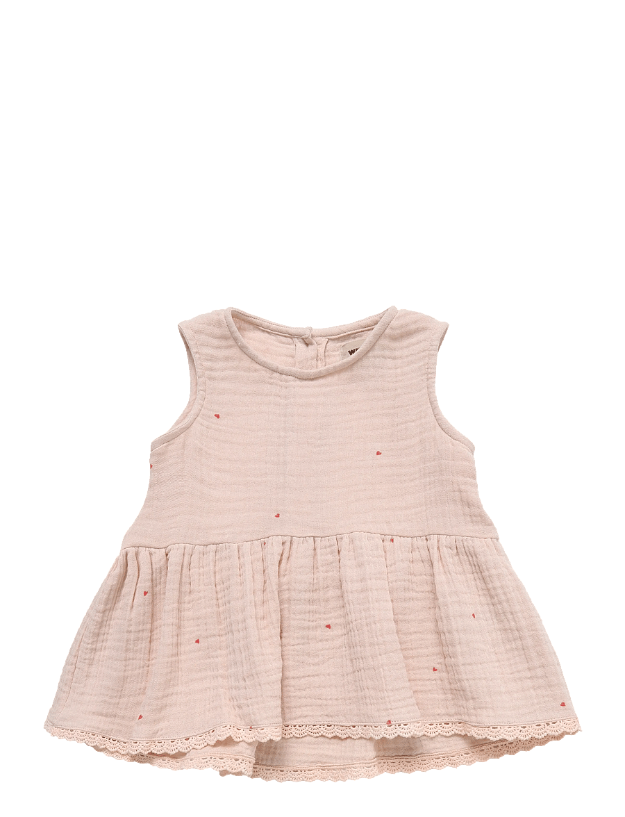 Wheat - Top Lace Bea - powder hearts - 0