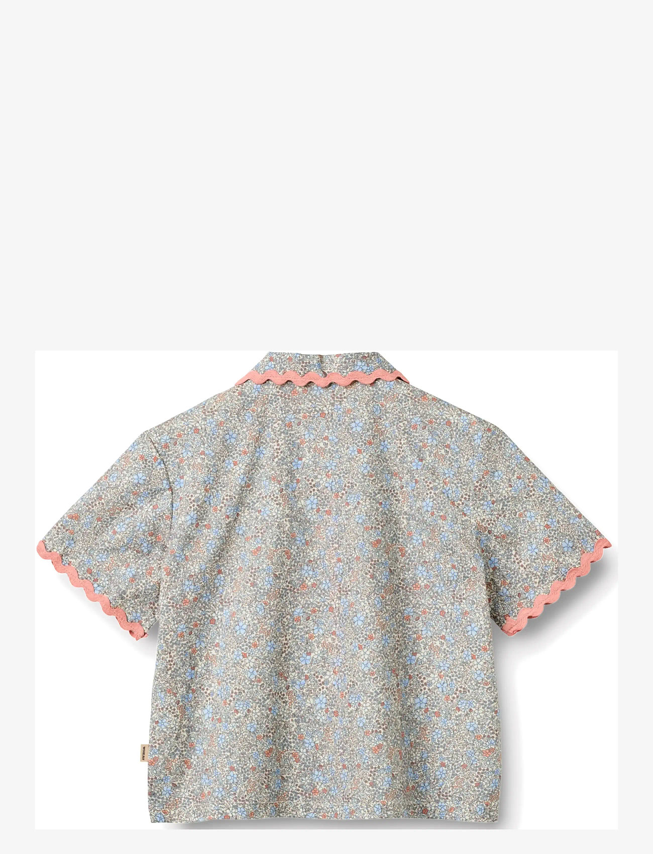 Wheat - Set Shirt S/S & Shorts Vilma - sæt med kortærmet t-shirt - air blue flowers - 3