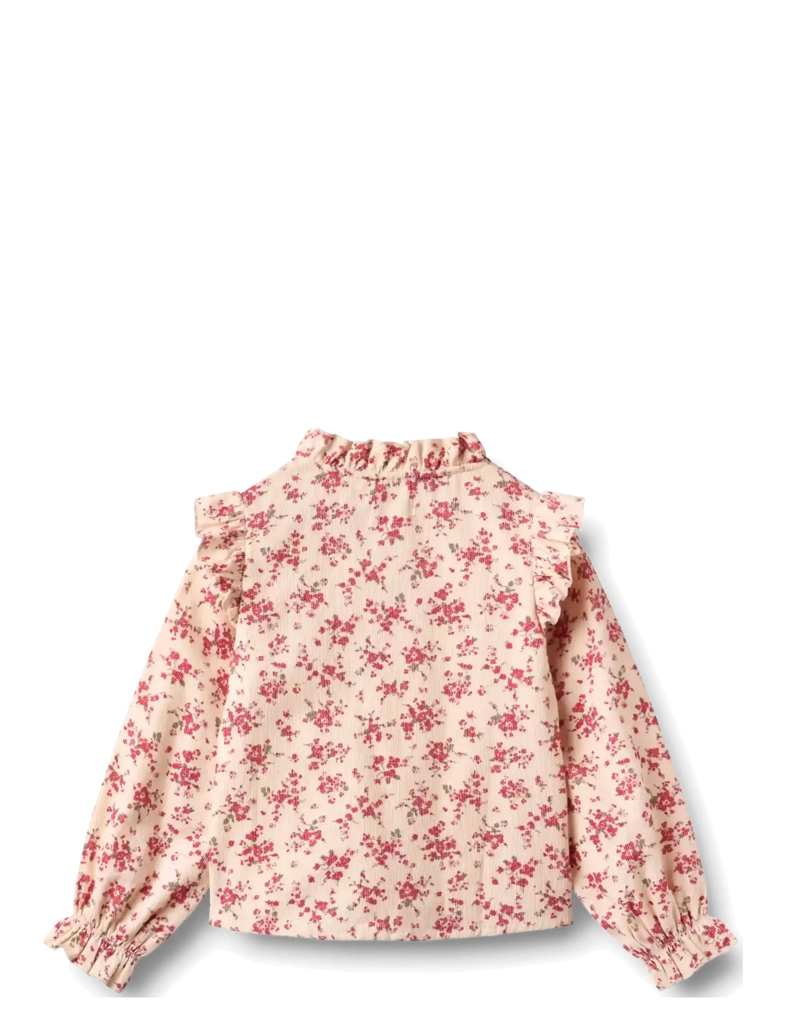 Wheat - Shirt L/S Noreen - bluser & tunikaer - almond peach flowers - 1