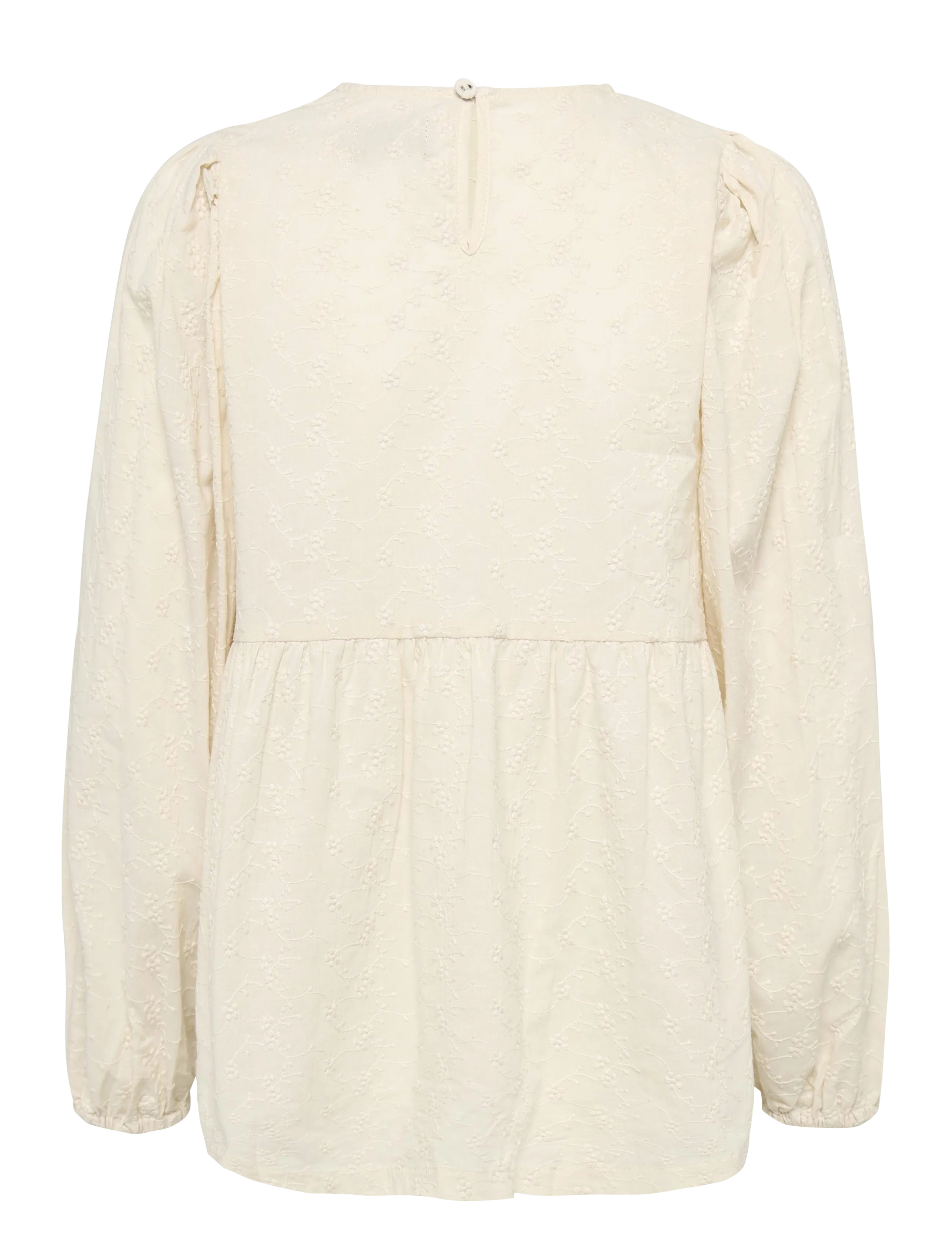 Wheat - Blouse L/S Addie - langærmede skjorter - eggshell - 1